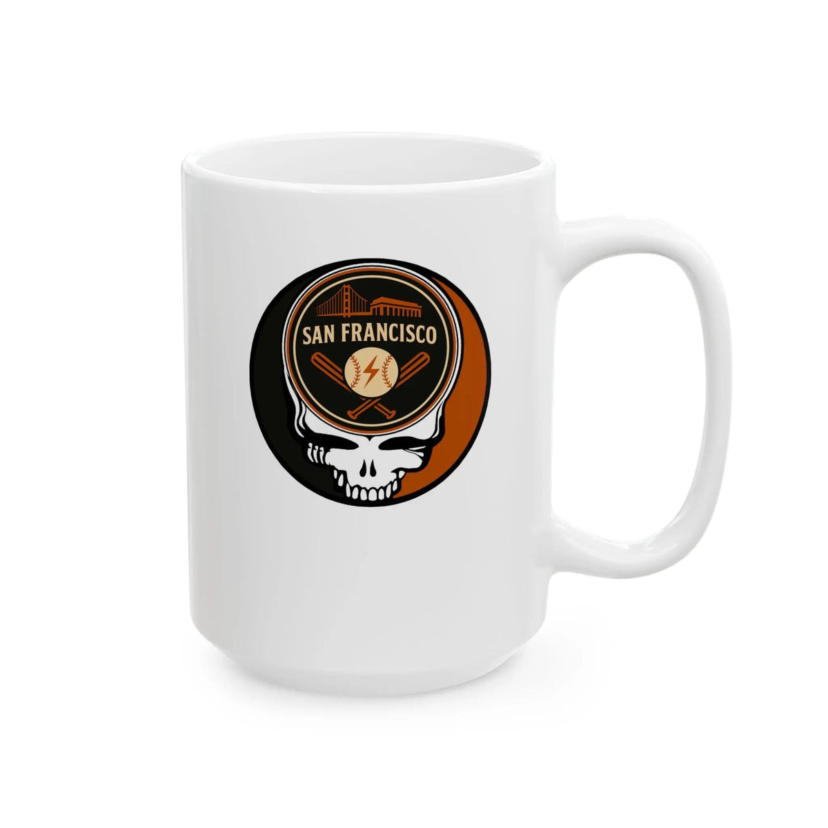 San Francisco Baseball Edition Stealie Ceramic Mug 15 Ounce MLB