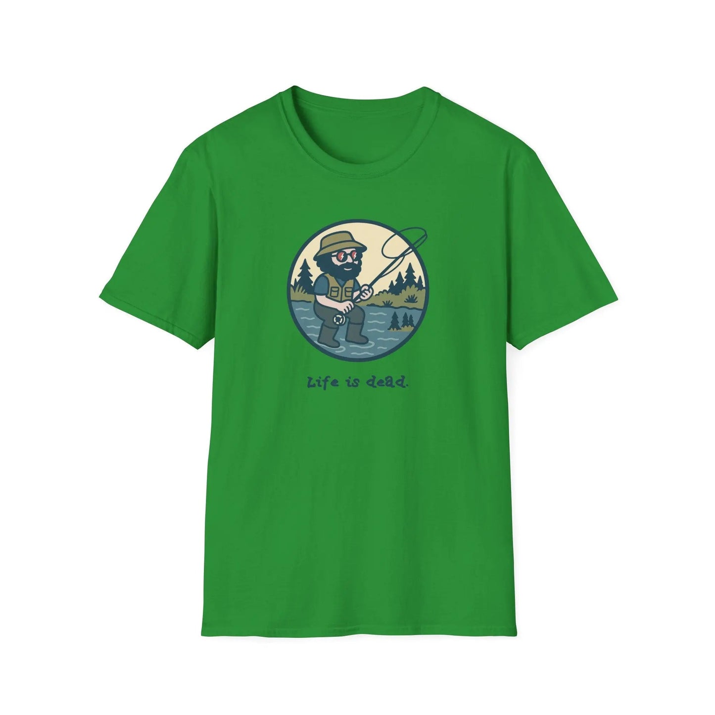 Grateful Dead Life is Dead T-Shirt Fly Fishin' Jerry