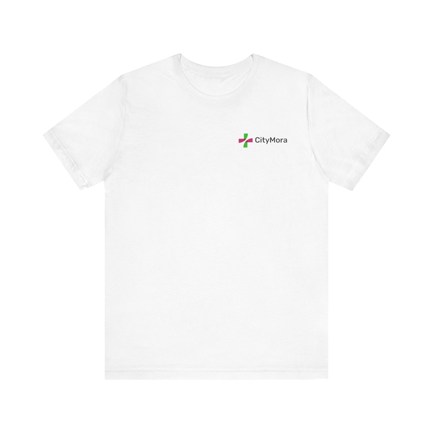 Casual Unisex Tee - 'CityMora' Motivational Short Sleeve Shirt