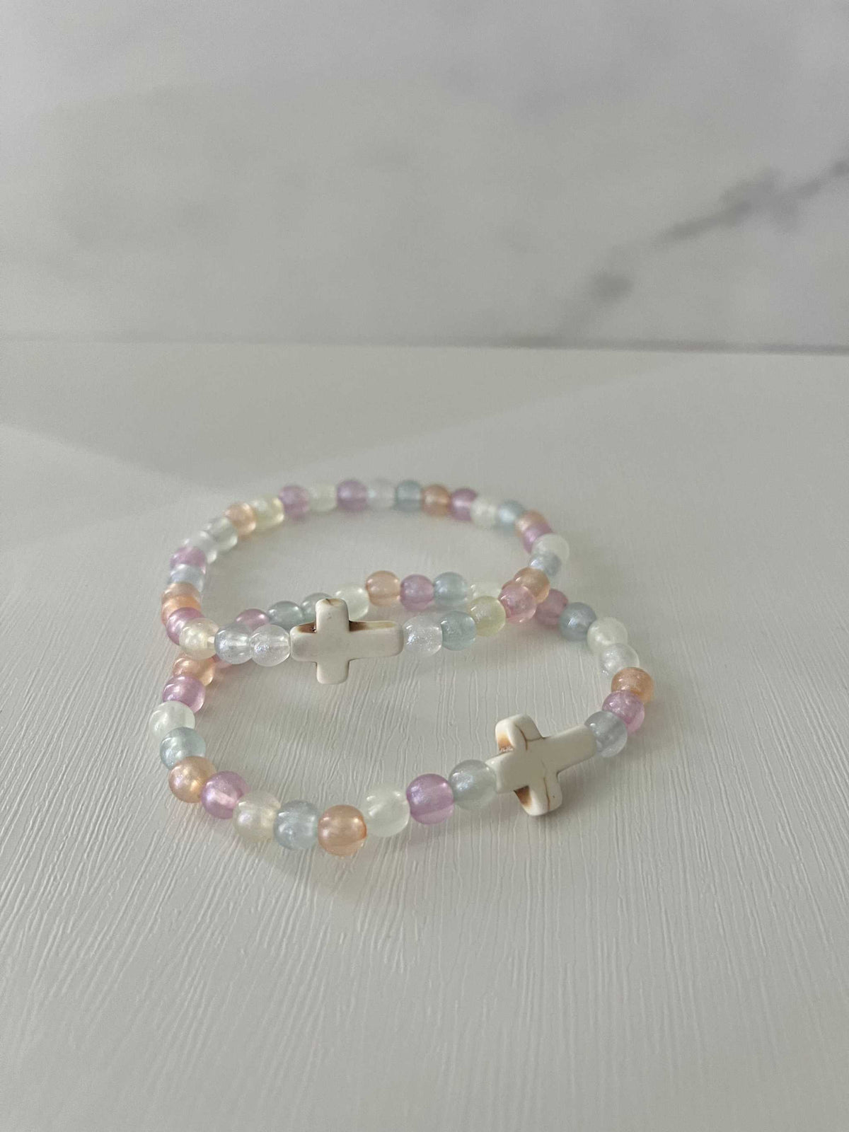 Colorful Bead Christian Bracelet Handmade Jewelry