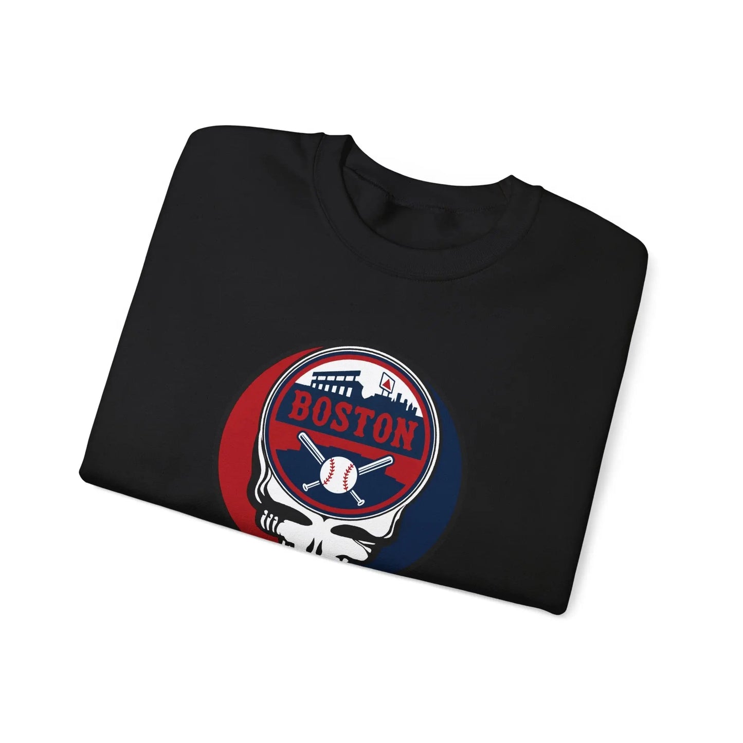 Boston Baseball Edition Stealie Grateful Dead Crewneck Sweatshirt MLB
