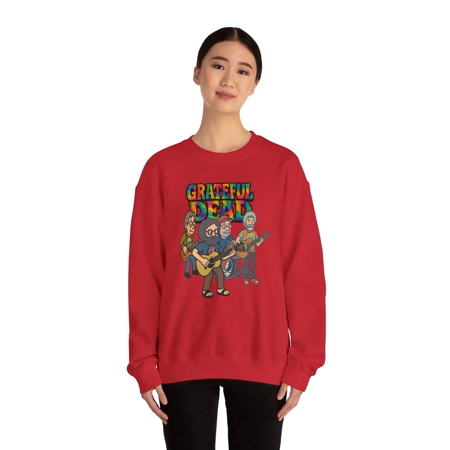 Life is dead. Crewneck Sweatshirt Heavy Blend Unisex Jerry and The Band