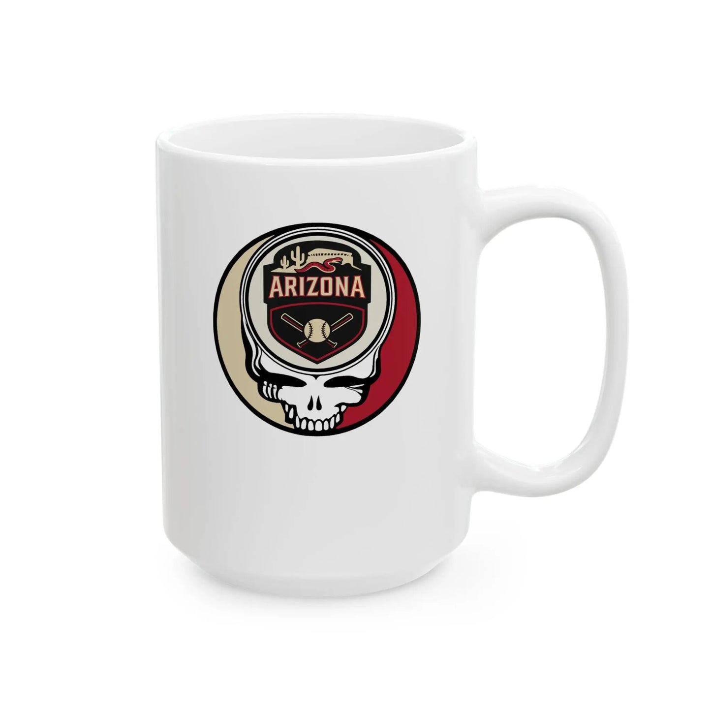 Arizona Baseball Edition Stealie Ceramic Mug 15 Ounce The Ballpark Collection