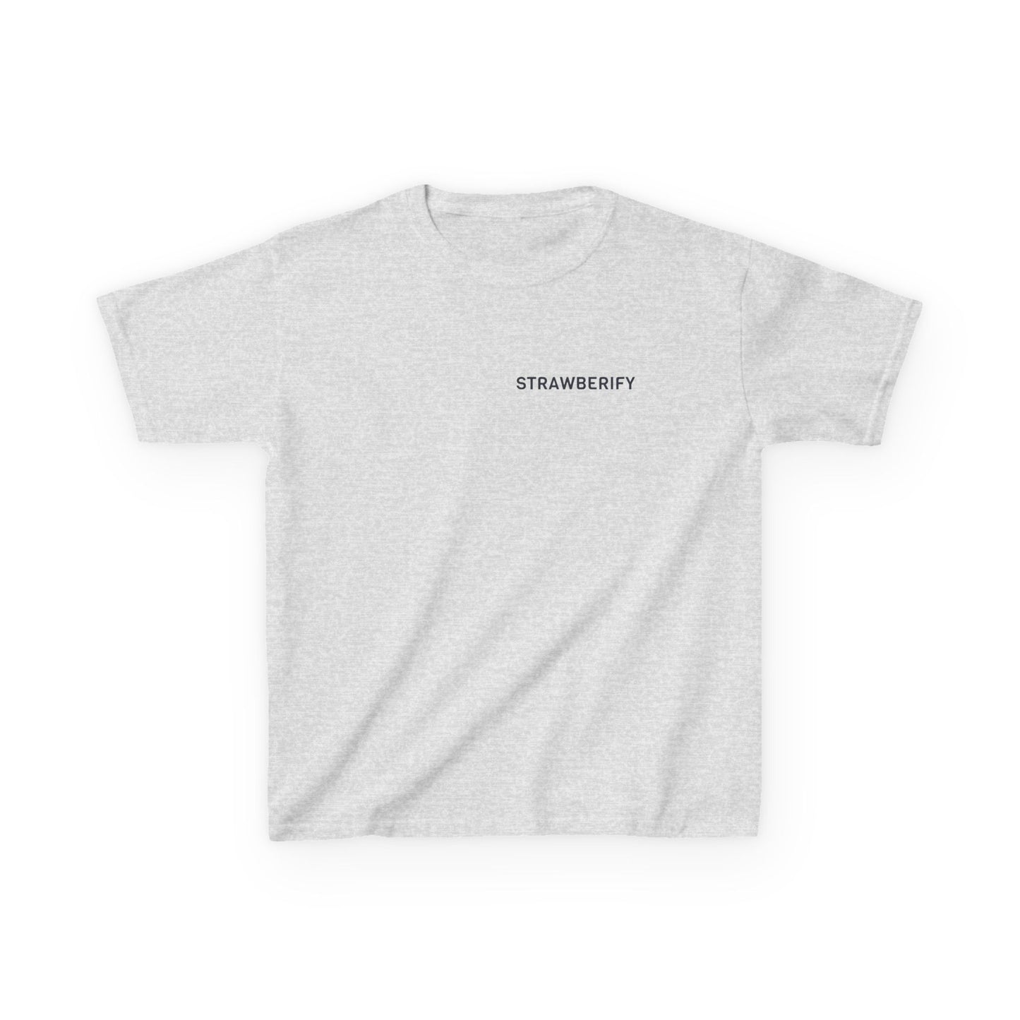 Cool Kids Heavy Cotton™ Tee - 'Strawberify' Graphic Design for Young Trendsetters
