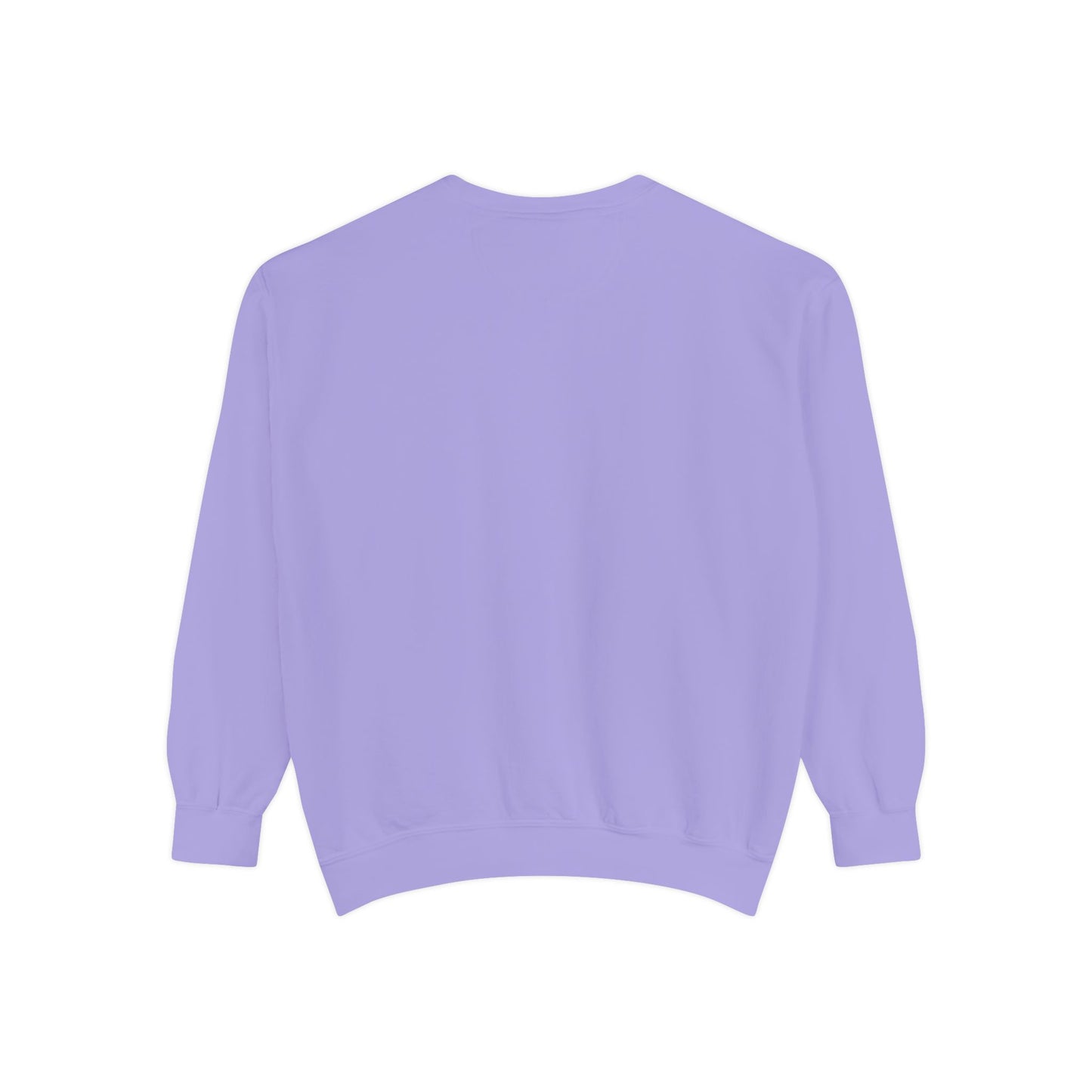 Unisex Garment-Dyed Sweatshirt - Chill Vibes with STRAWBERIFY Text