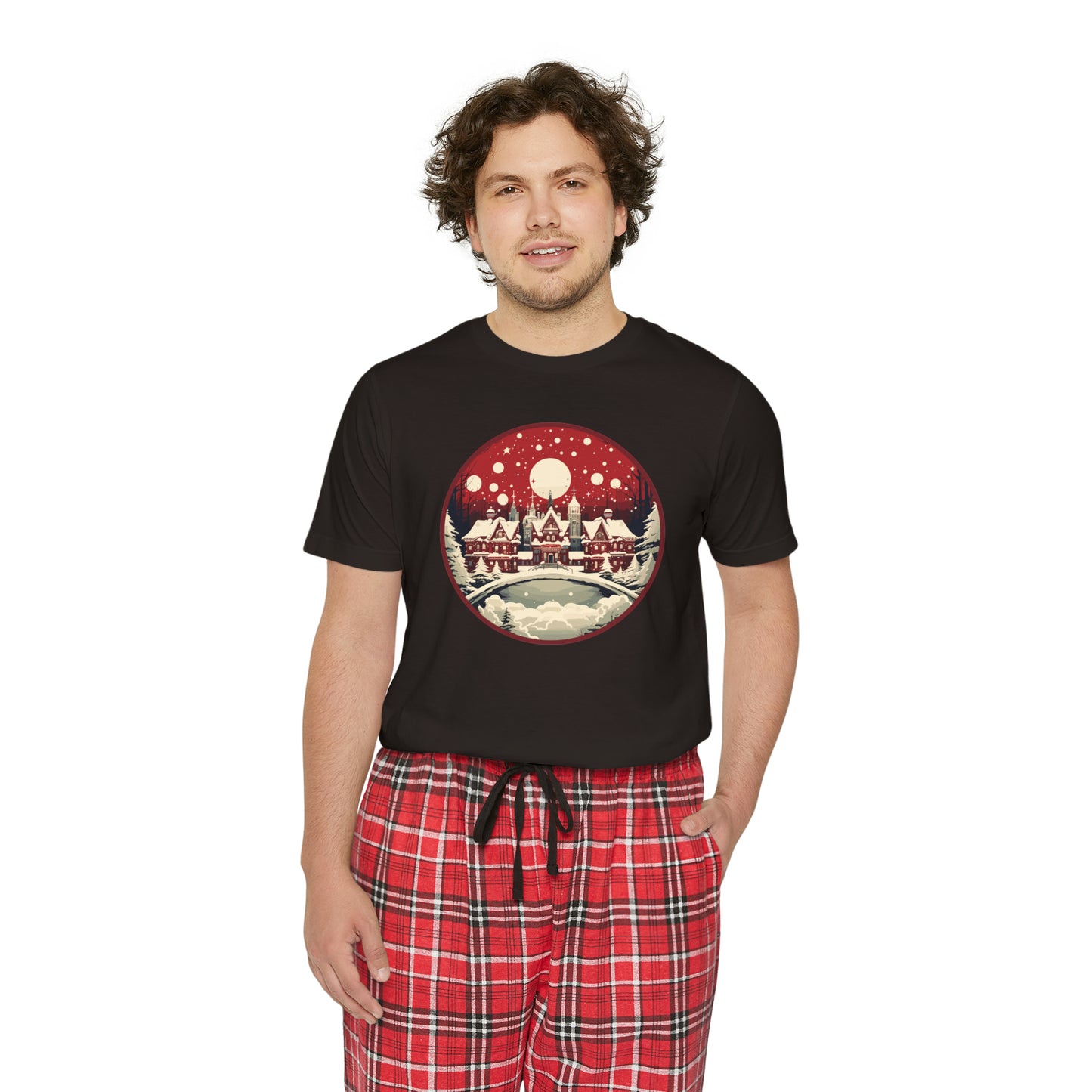 Christmas Men's Short Sleeve Pajama Set
