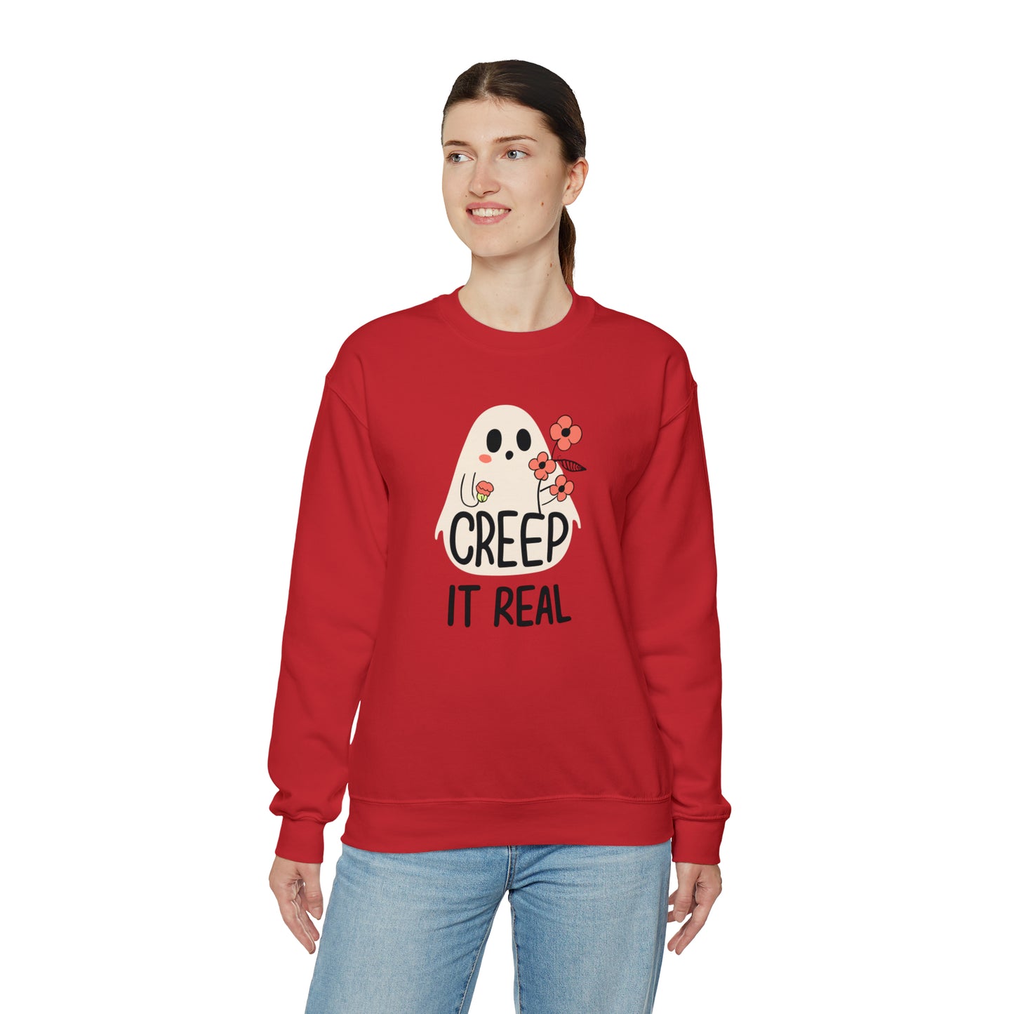 Creep It Real Spooky Sweatshirt, Spooky Season Halloween Sweatshirt, Halloween Costume, Spooky Sweatshirt, Halloween Gifts