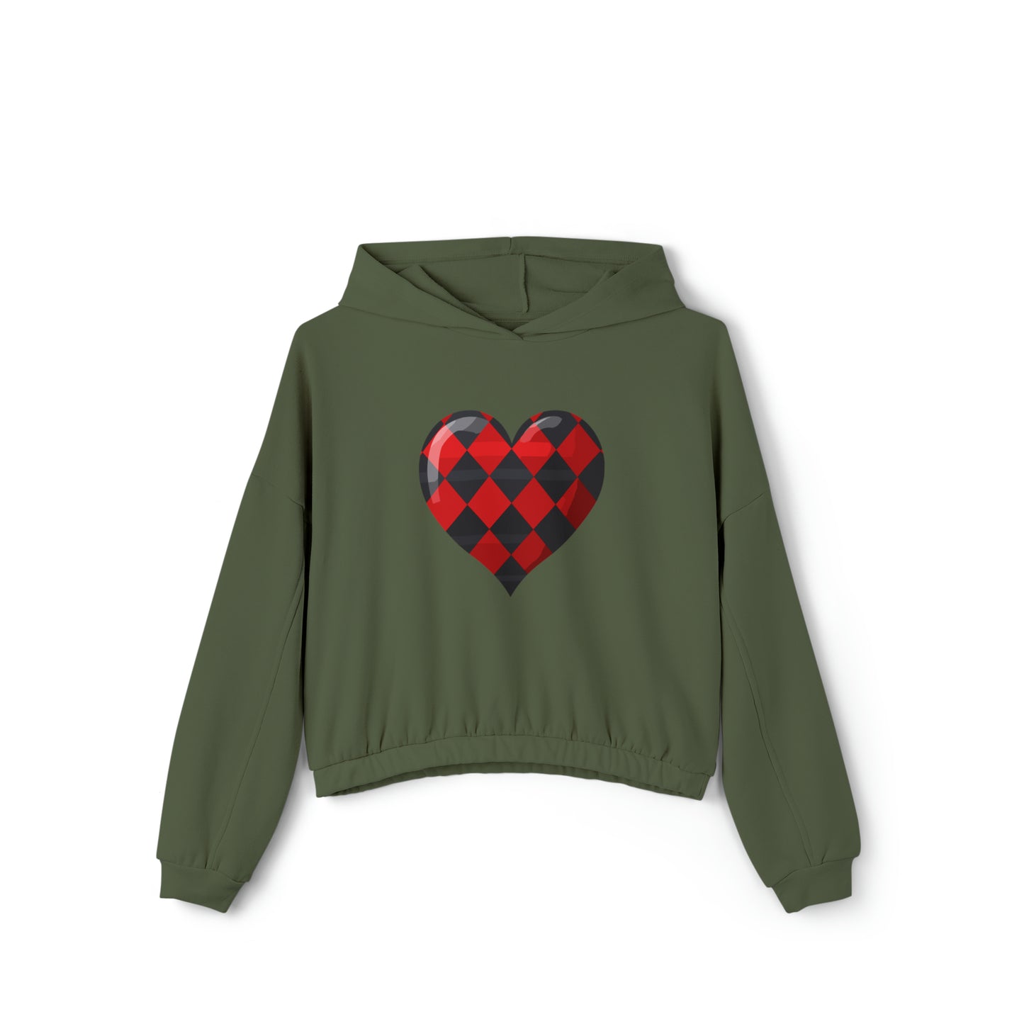 Valentine's best Gift, Women's Cinched Bottom Hoodie