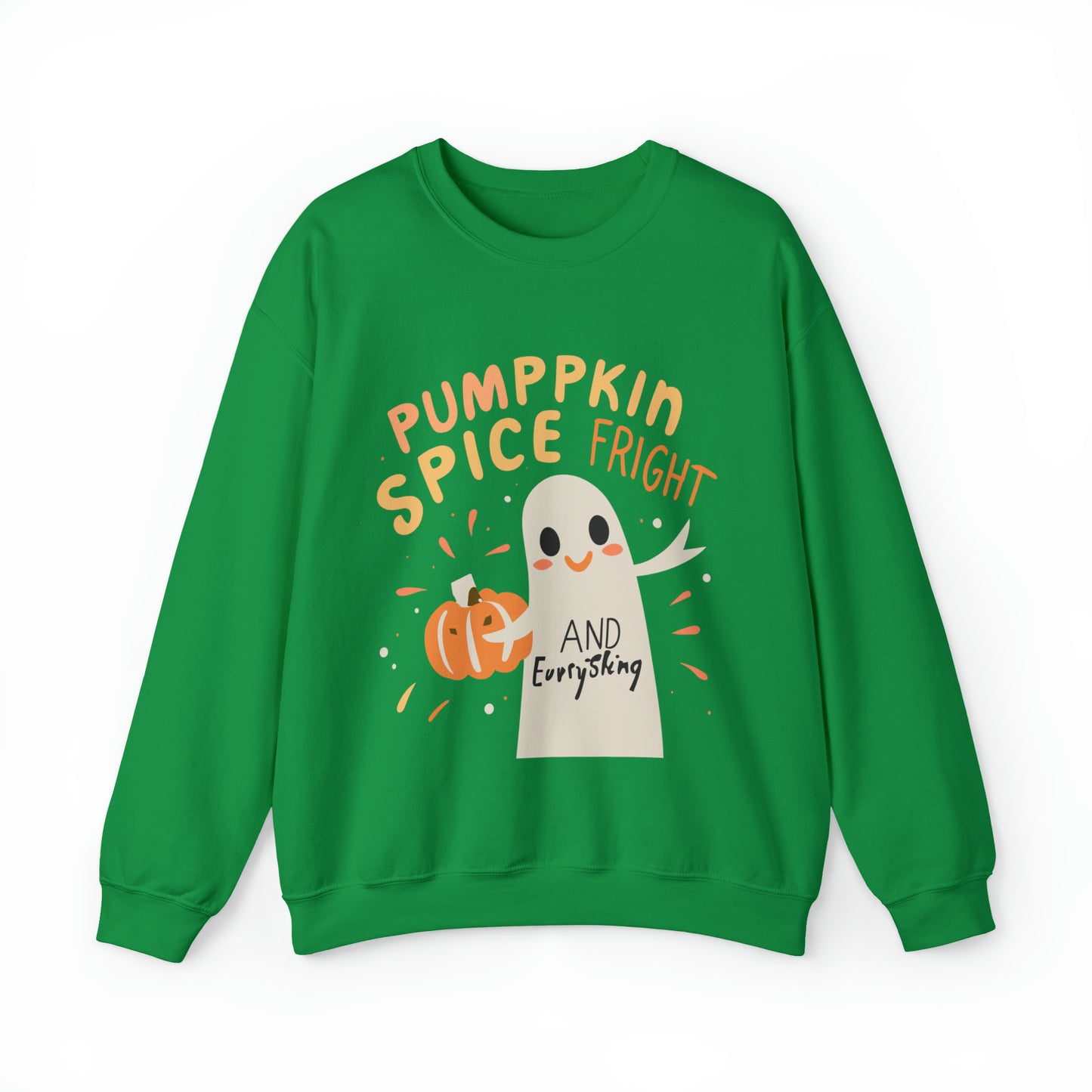 Pumppkin Spice Fright Sweatshirt, Spooky Season Halloween Sweatshirt, Winter Sweatshirt, Spooky Sweatshirt, Halloween Gifts