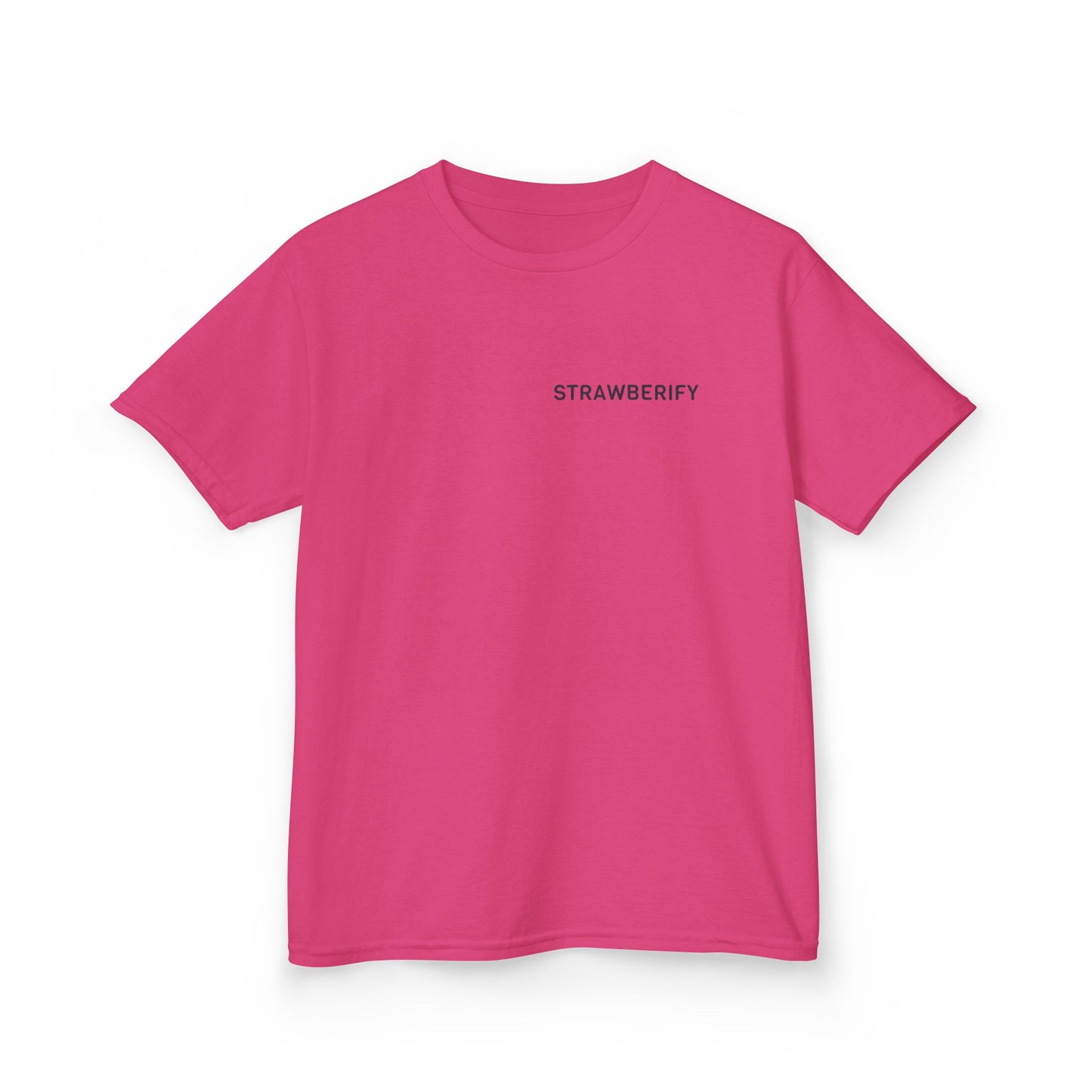 Cool Kids Heavy Cotton™ Tee - 'Strawberify' Graphic Design for Young Trendsetters