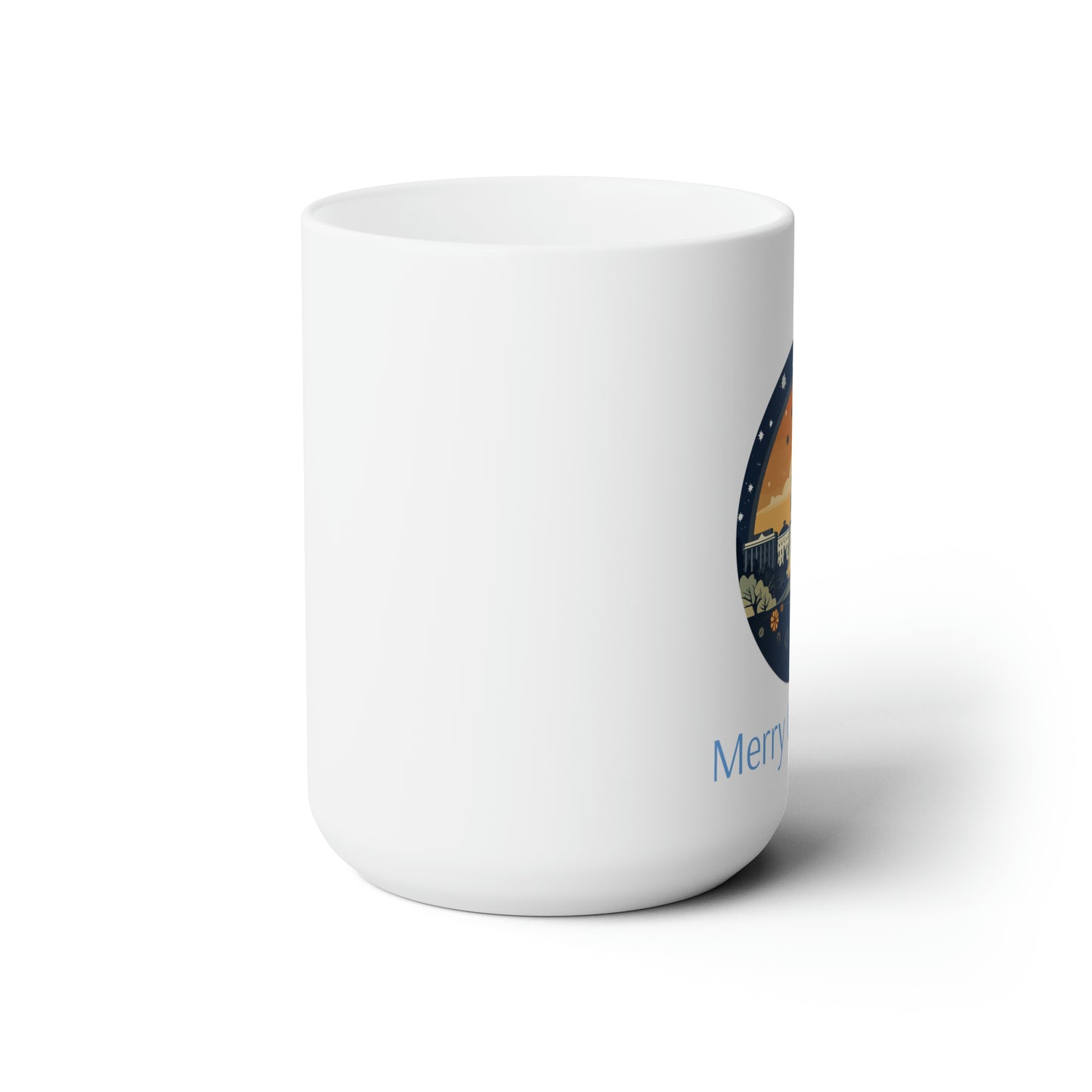 Washington D.C in Christmas decorations Ceramic Mug 15oz