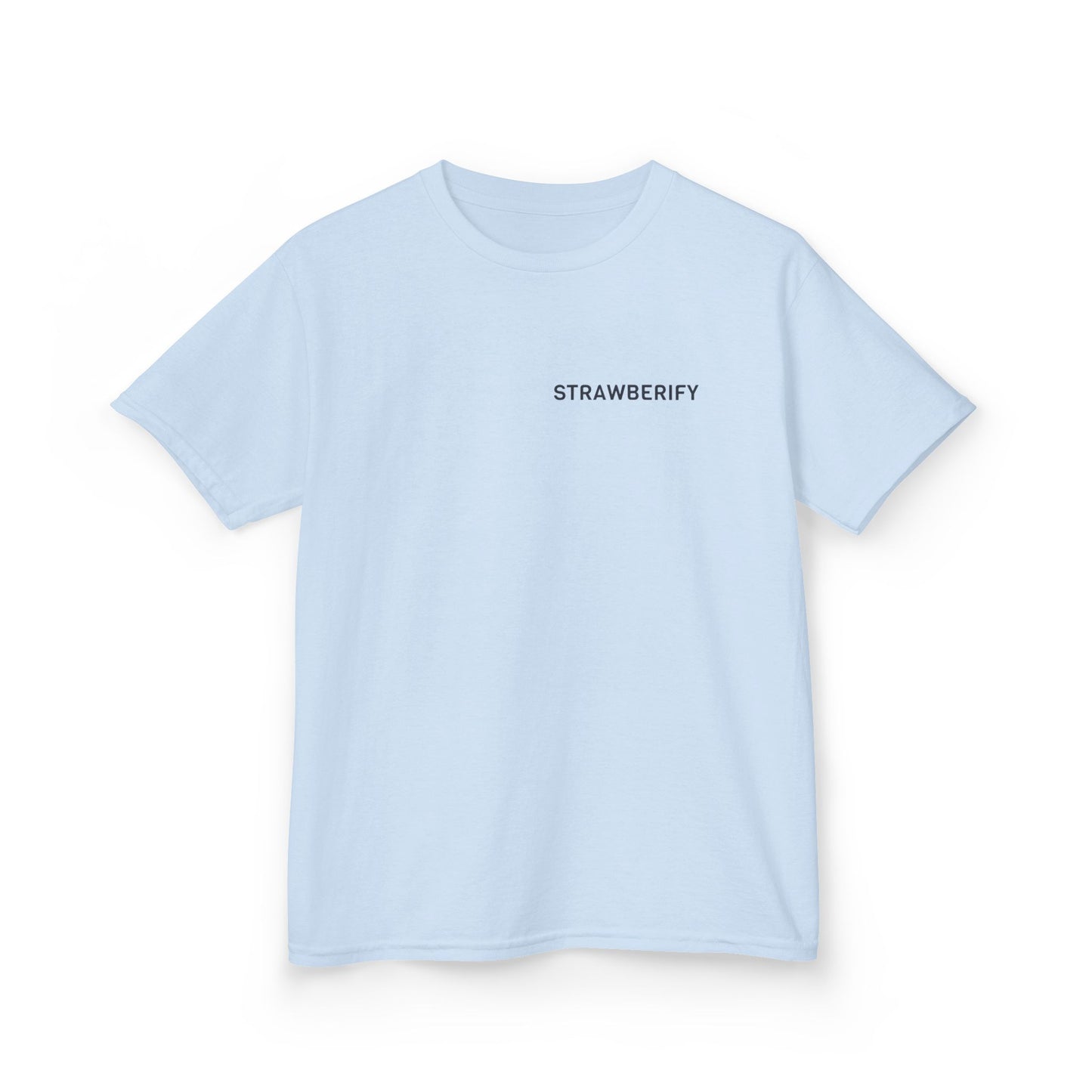 Cool Kids Heavy Cotton™ Tee - 'Strawberify' Graphic Design for Young Trendsetters