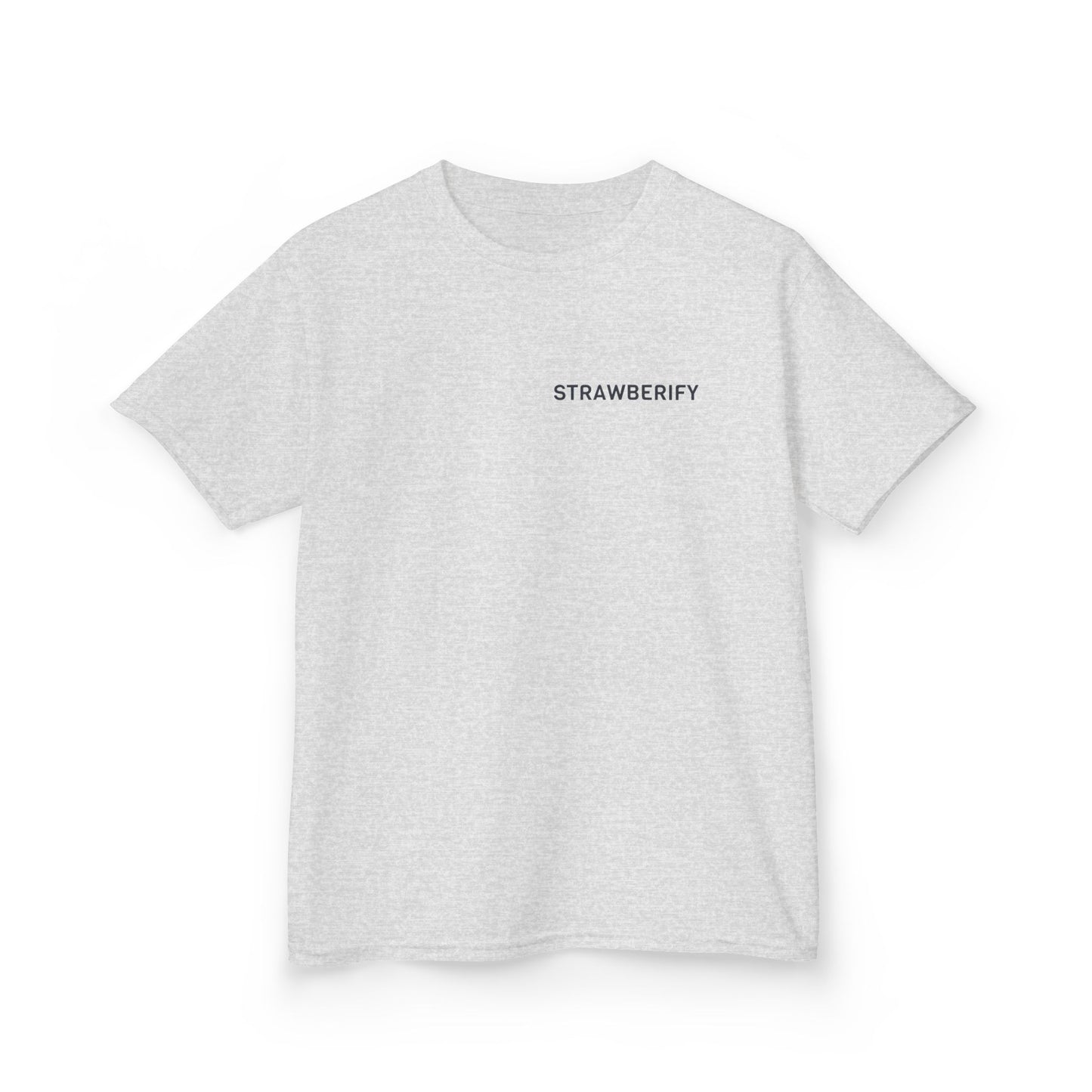 Cool Kids Heavy Cotton™ Tee - 'Strawberify' Graphic Design for Young Trendsetters
