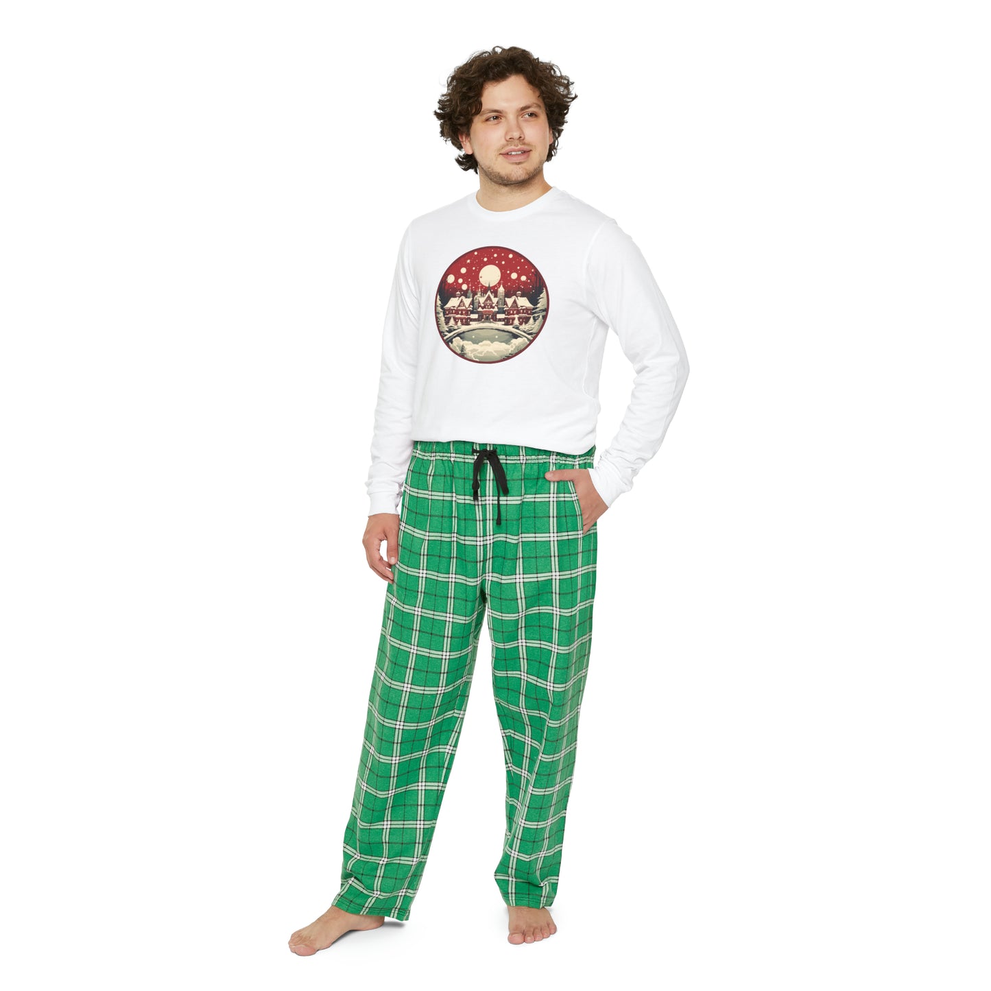 Christmas Men's Long Sleeve Pajama Set