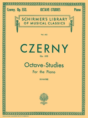 6 Octave Studies Op. 553 Piano Technique Schirmer Library of Classics
