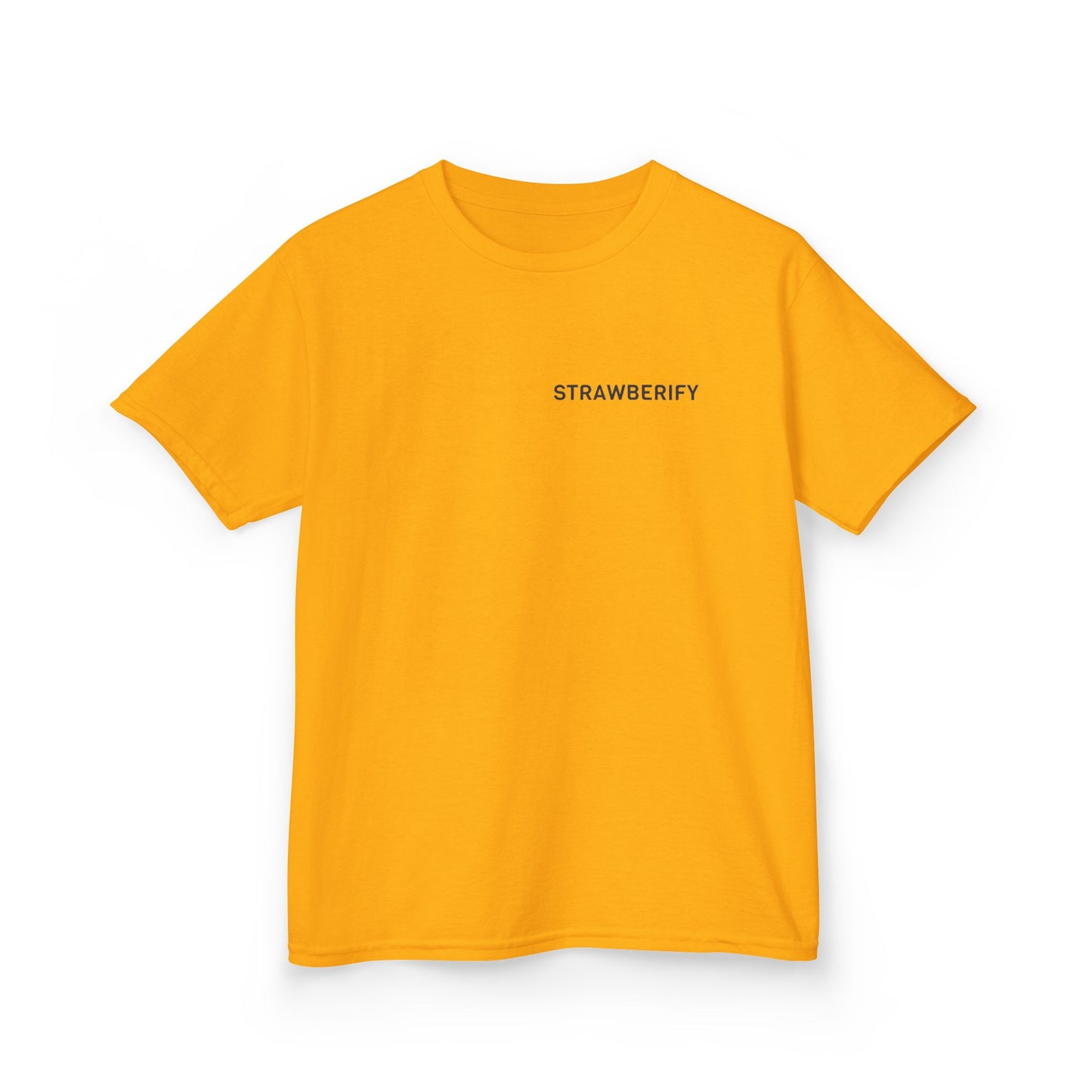 Cool Kids Heavy Cotton™ Tee - 'Strawberify' Graphic Design for Young Trendsetters