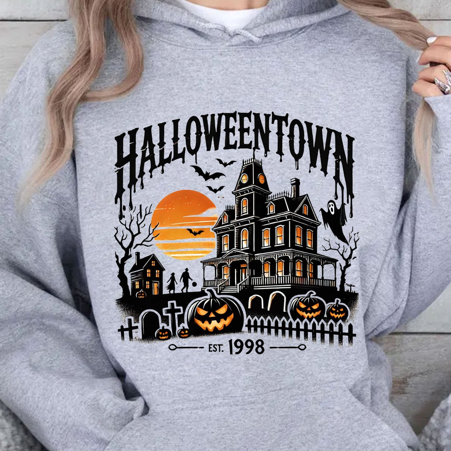 Haunting Halloweentown Spooky Halloween Shirt The Red First