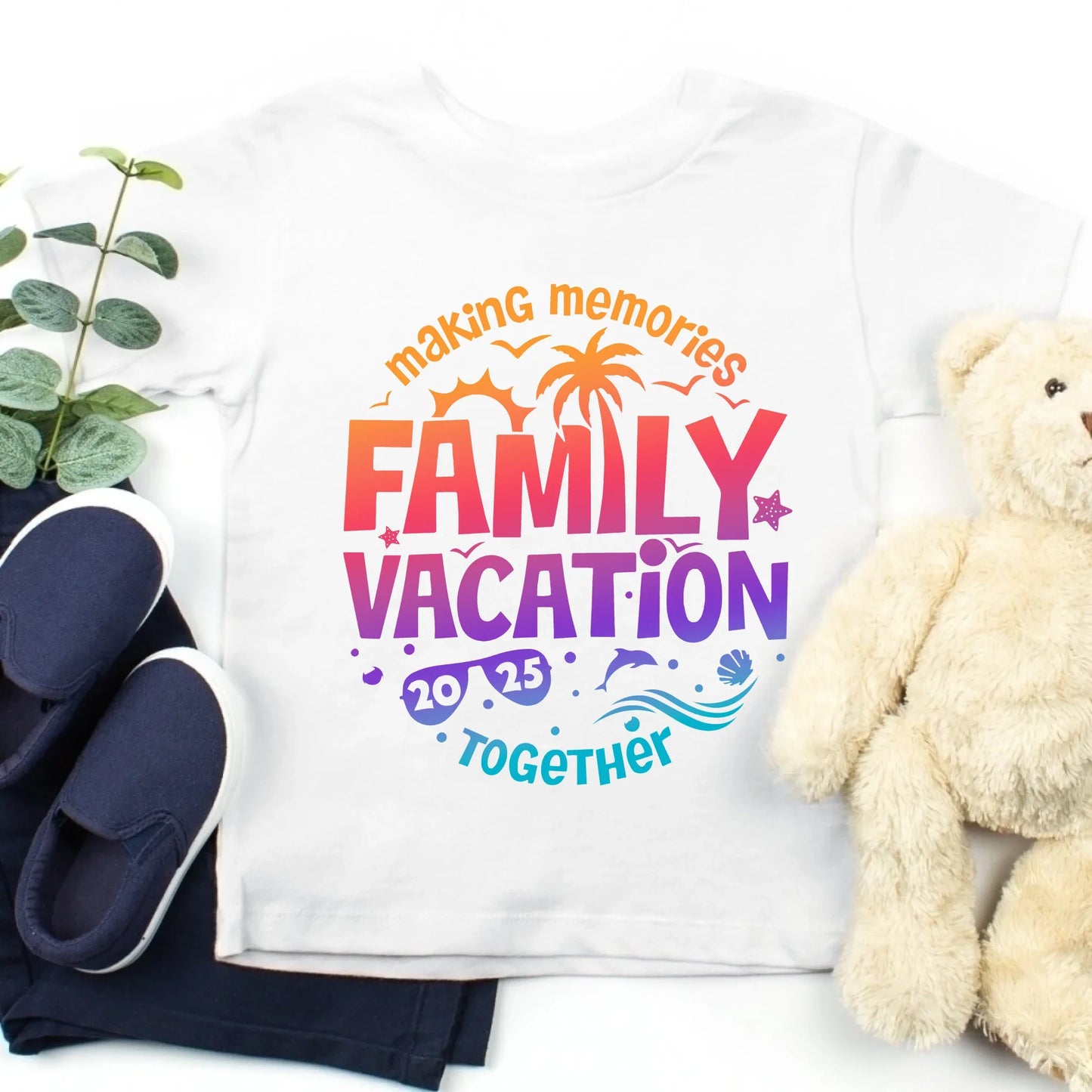 Family Vacation 2025 Shirts – Matching Outfits for Making Memories Together Kids