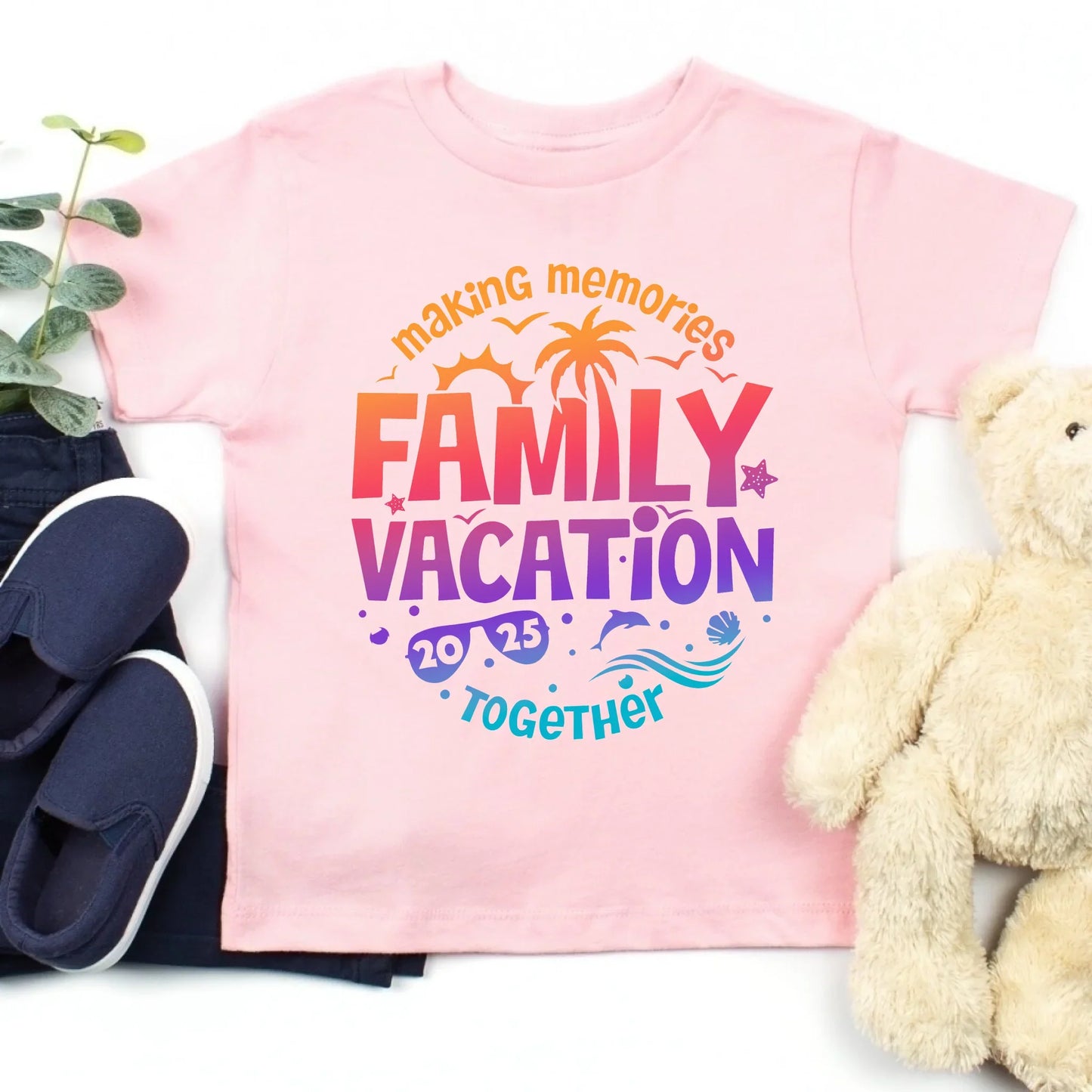 Family Vacation 2025 Shirts – Matching Outfits for Making Memories Together Kids