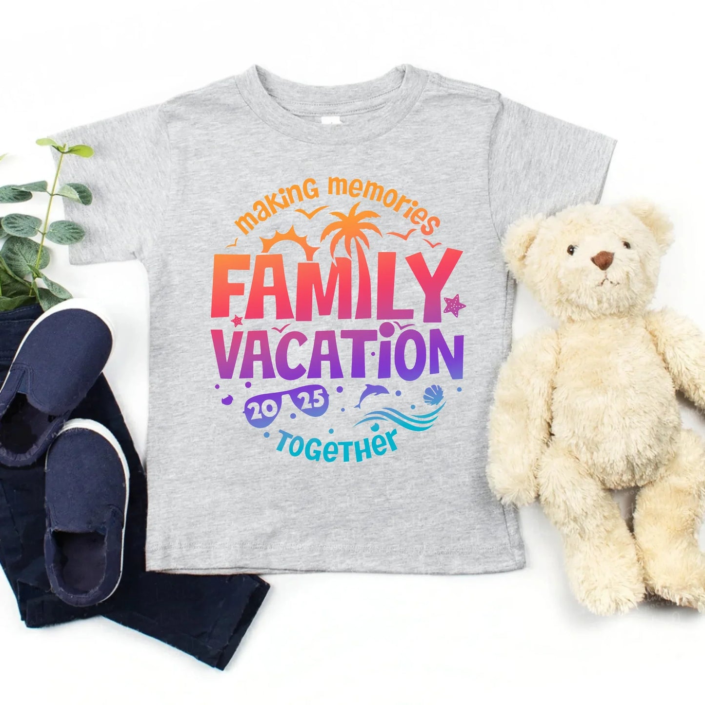 Family Vacation 2025 Shirts – Matching Outfits for Making Memories Together Kids