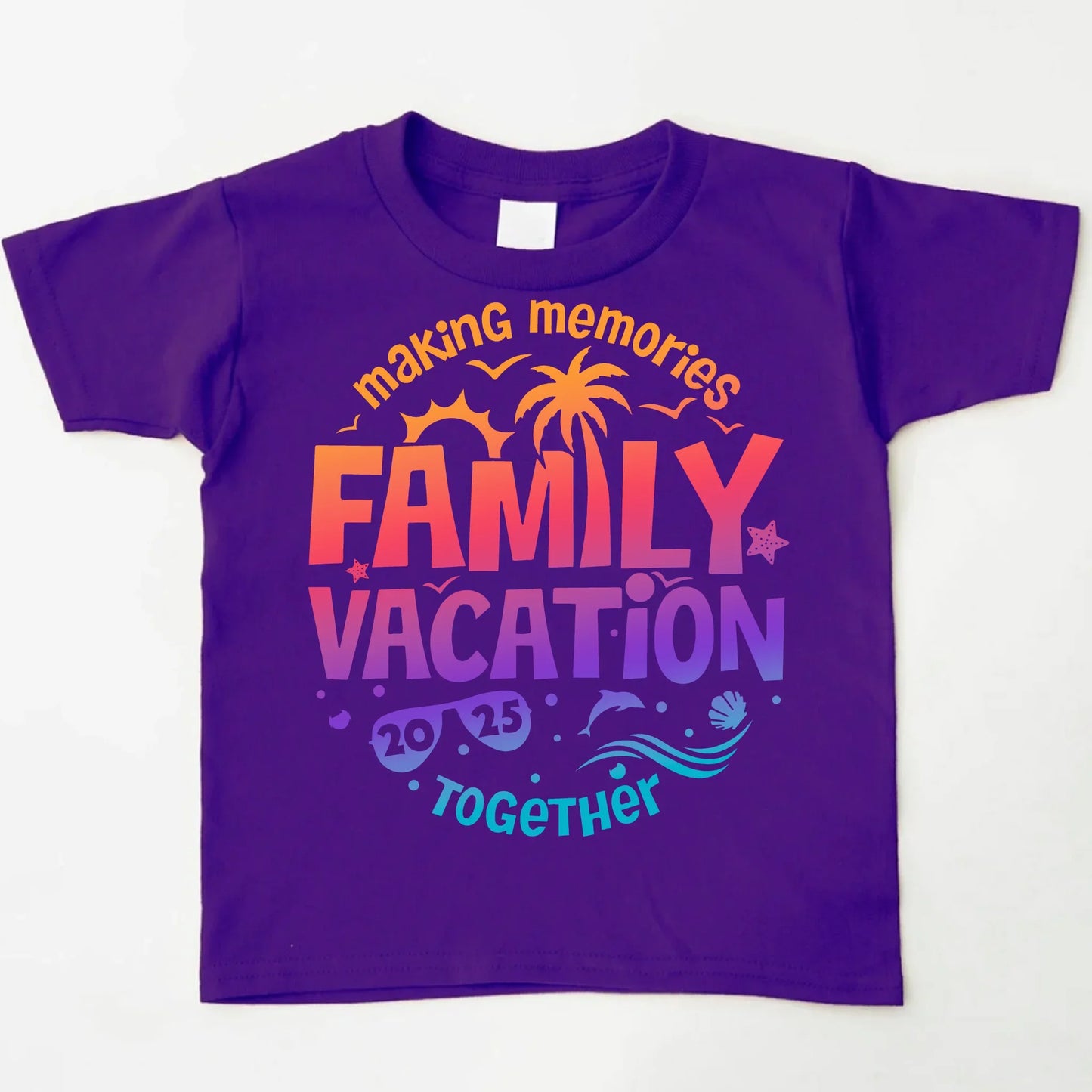 Family Vacation 2025 Shirts – Matching Outfits for Making Memories Together Kids
