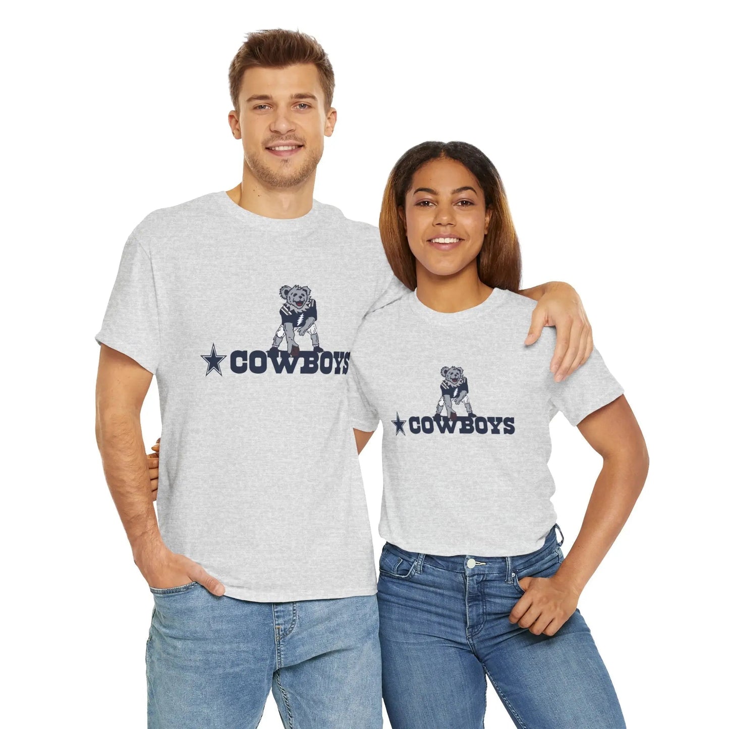 Dallas Cowboys Dancing Bear Grateful Dead T-Shirt The Gridiron Collection