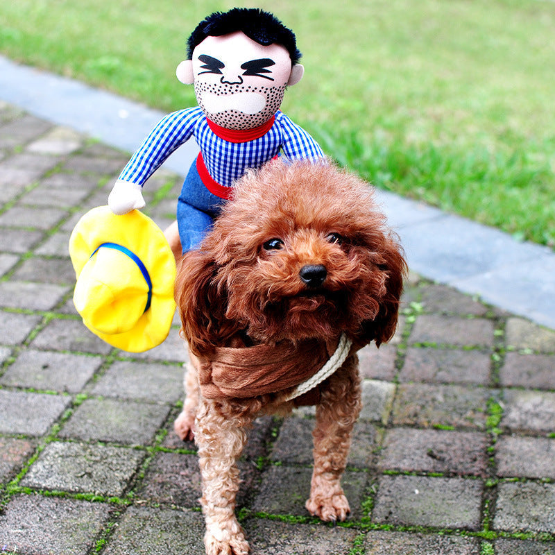 Halloween Pet Costume Adjustable Funny Dog Clothes Scary Cosplay Party
