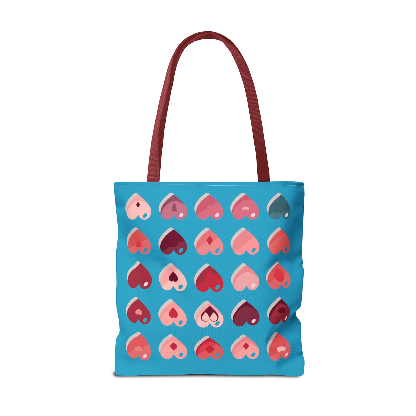 Valentine's Turquoise Tote Bag (AOP)