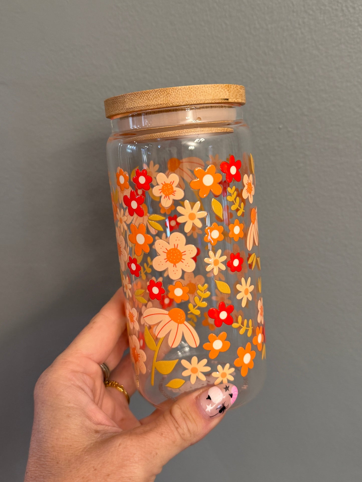 Autumn Floral Double Sided Sawdust and Cedar