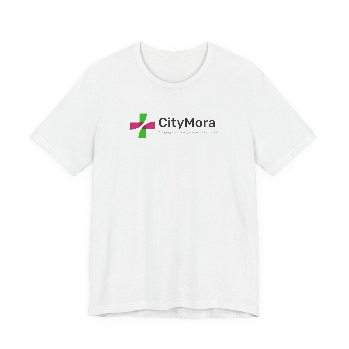 Casual Unisex Tee - 'CityMora' Motivational Short Sleeve Shirt