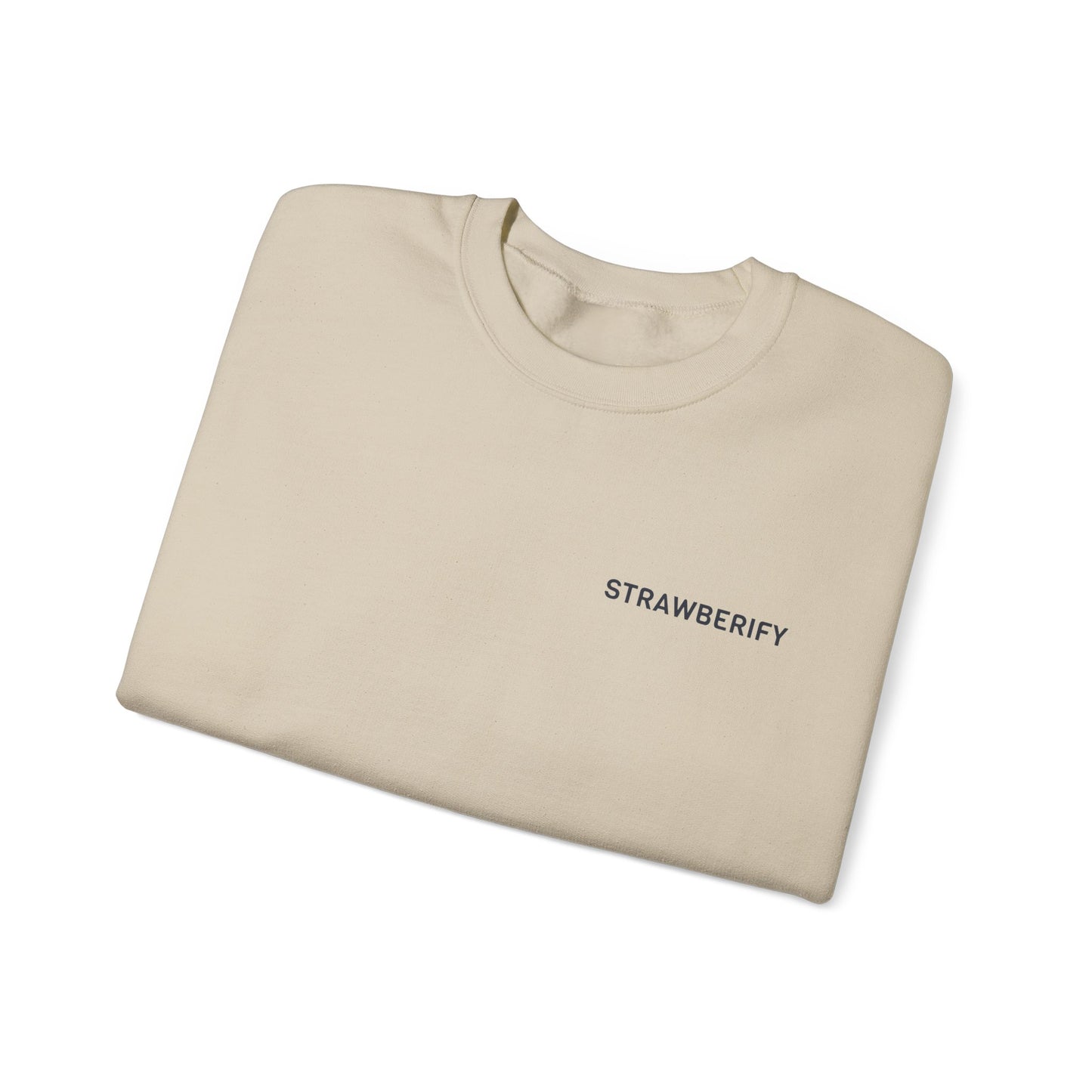 Cozy Unisex Crewneck Sweatshirt - 'STRAWBERIFY'