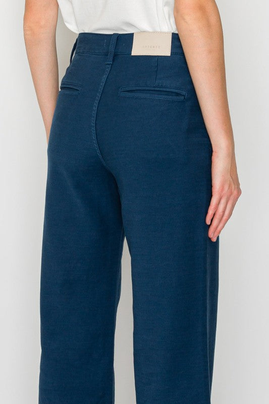 Tummy Control High Rise Wide Flare Jeans AT2112WDNV