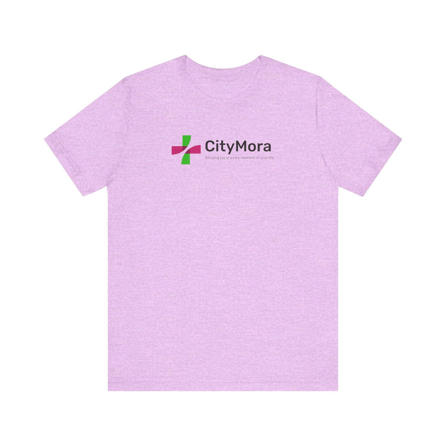 Casual Unisex Tee - 'CityMora' Motivational Short Sleeve Shirt
