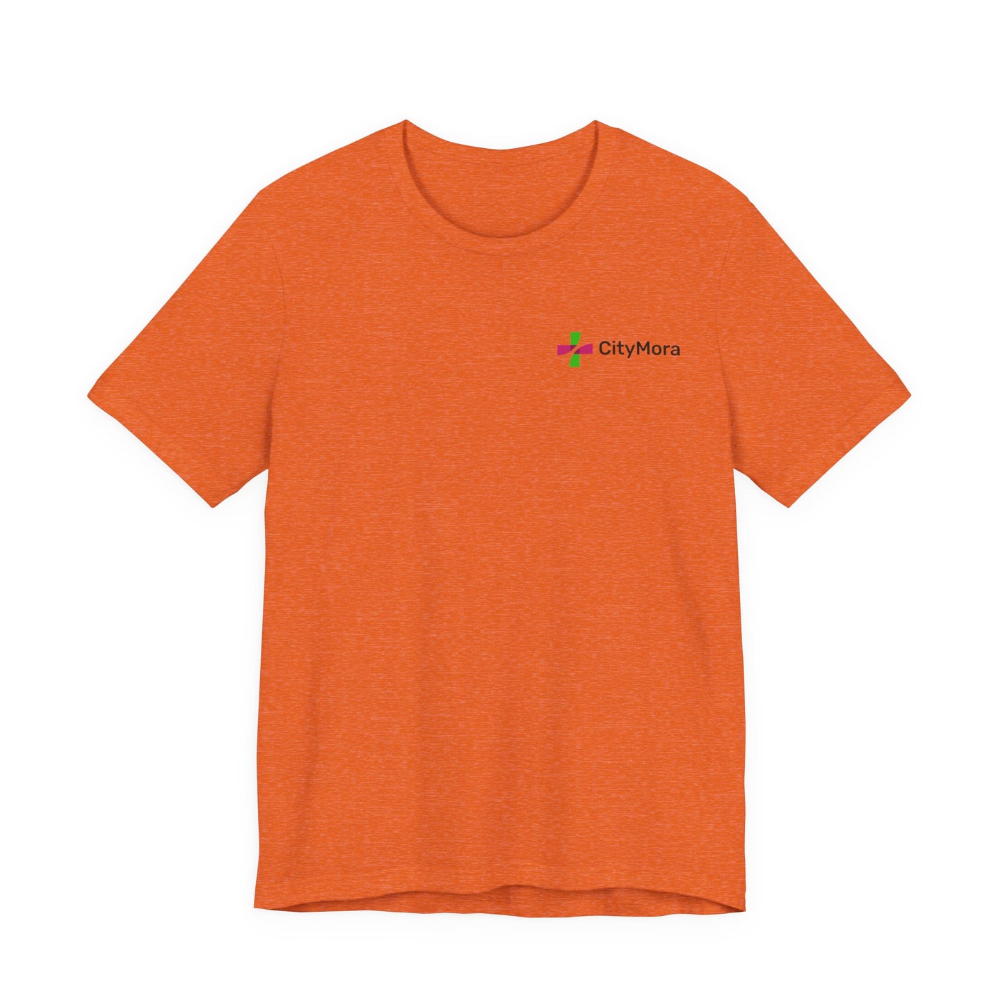 Casual Unisex Tee - 'CityMora' Motivational Short Sleeve Shirt