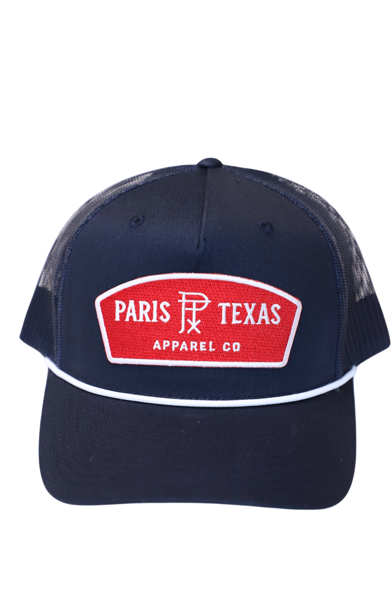 PTX Patch Navy Trucker Hat Paris Texas Apparel Co