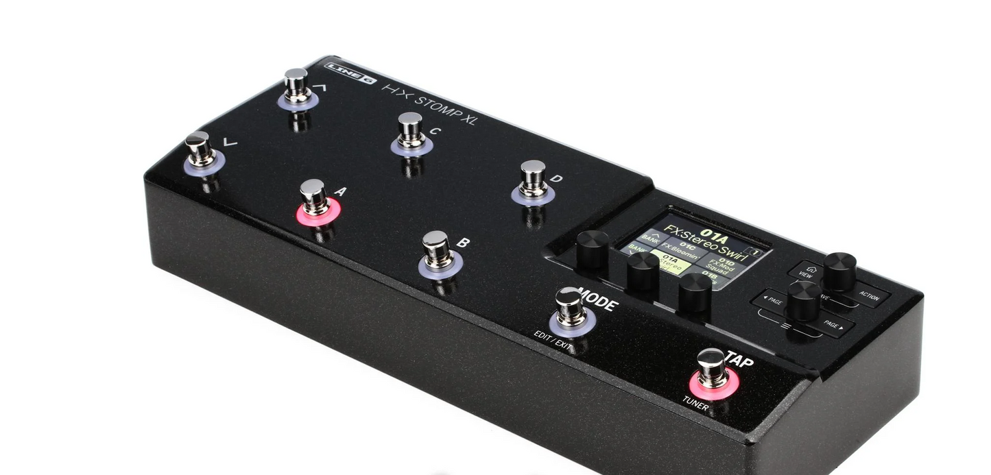 Guitar Multi-effects Floor Processor with 8 Footswitches Line 6 HX Stomp XL