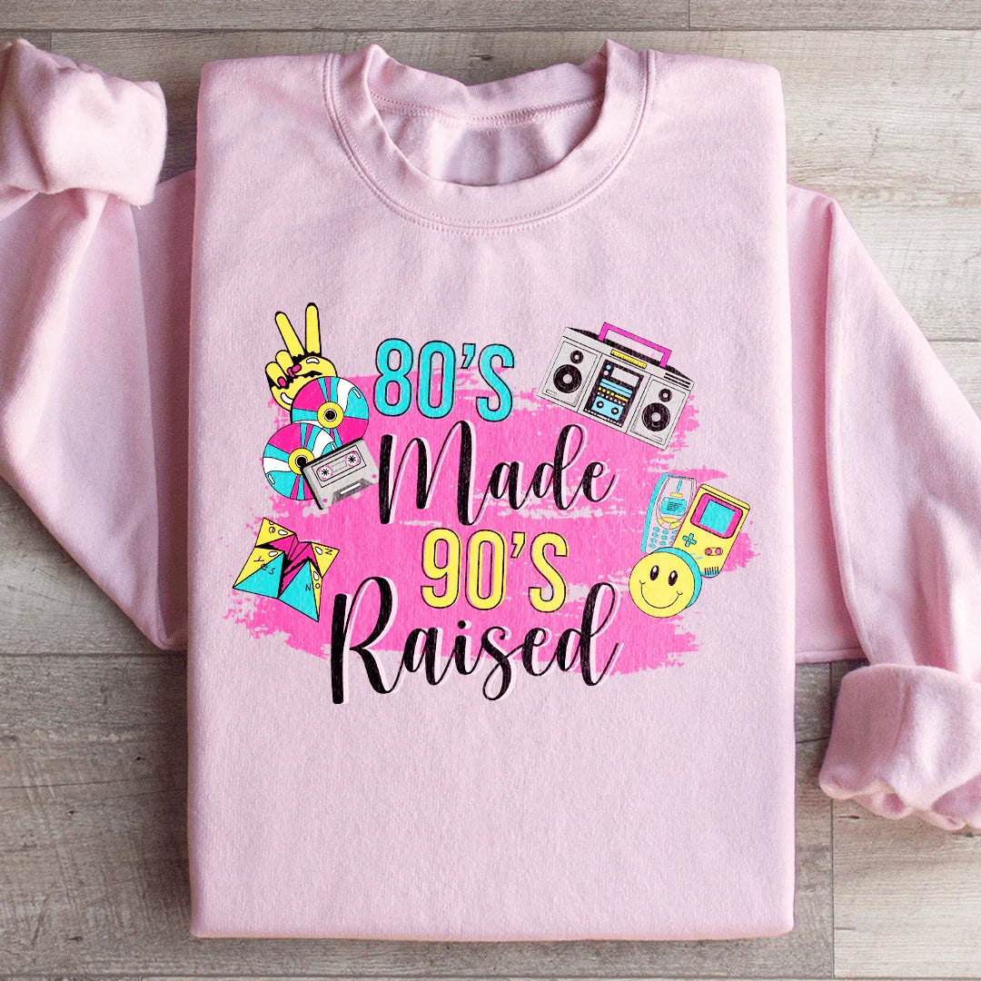 80's Made 90's Raised Cozy Sweatshirt Peachy Sunday