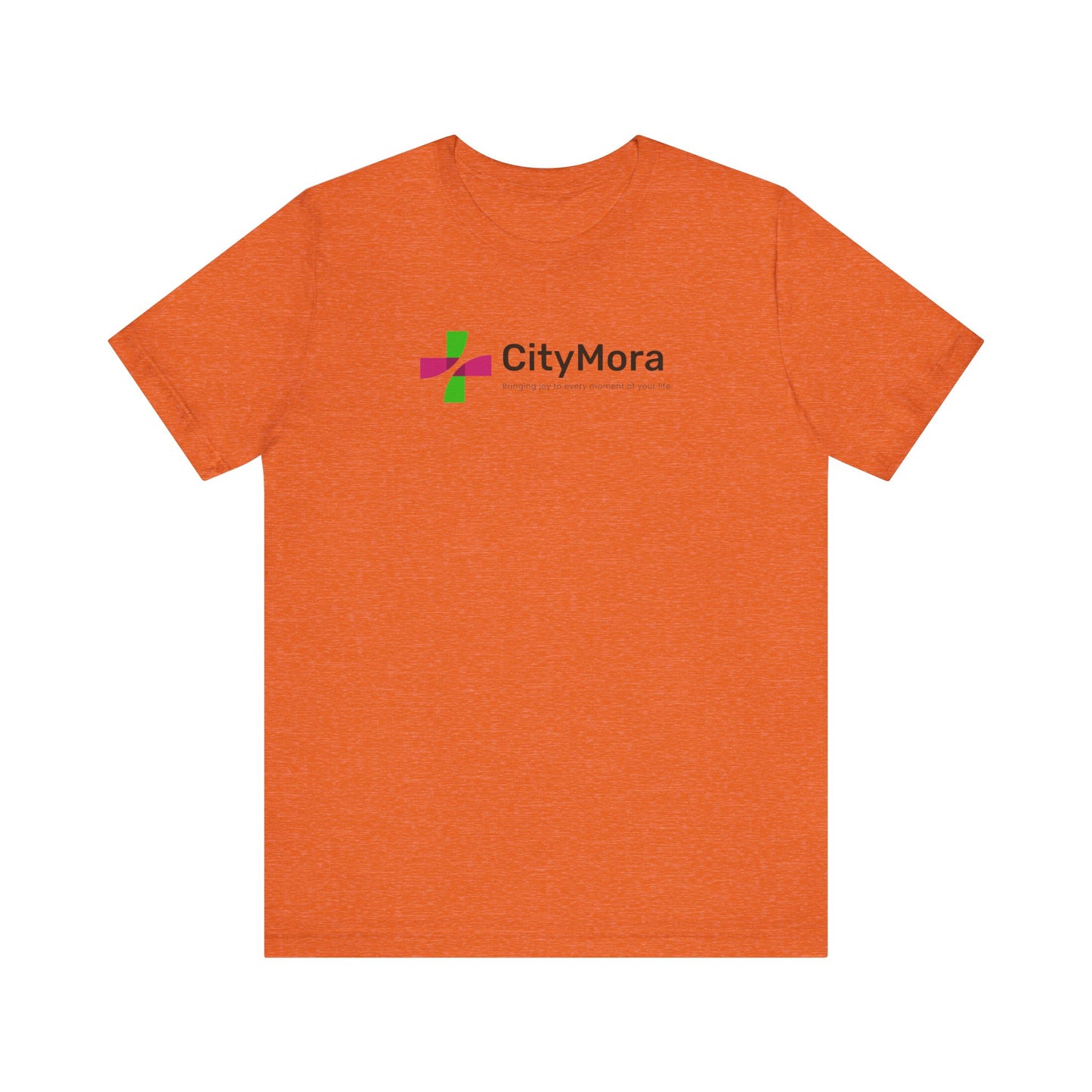 Casual Unisex Tee - 'CityMora' Motivational Short Sleeve Shirt