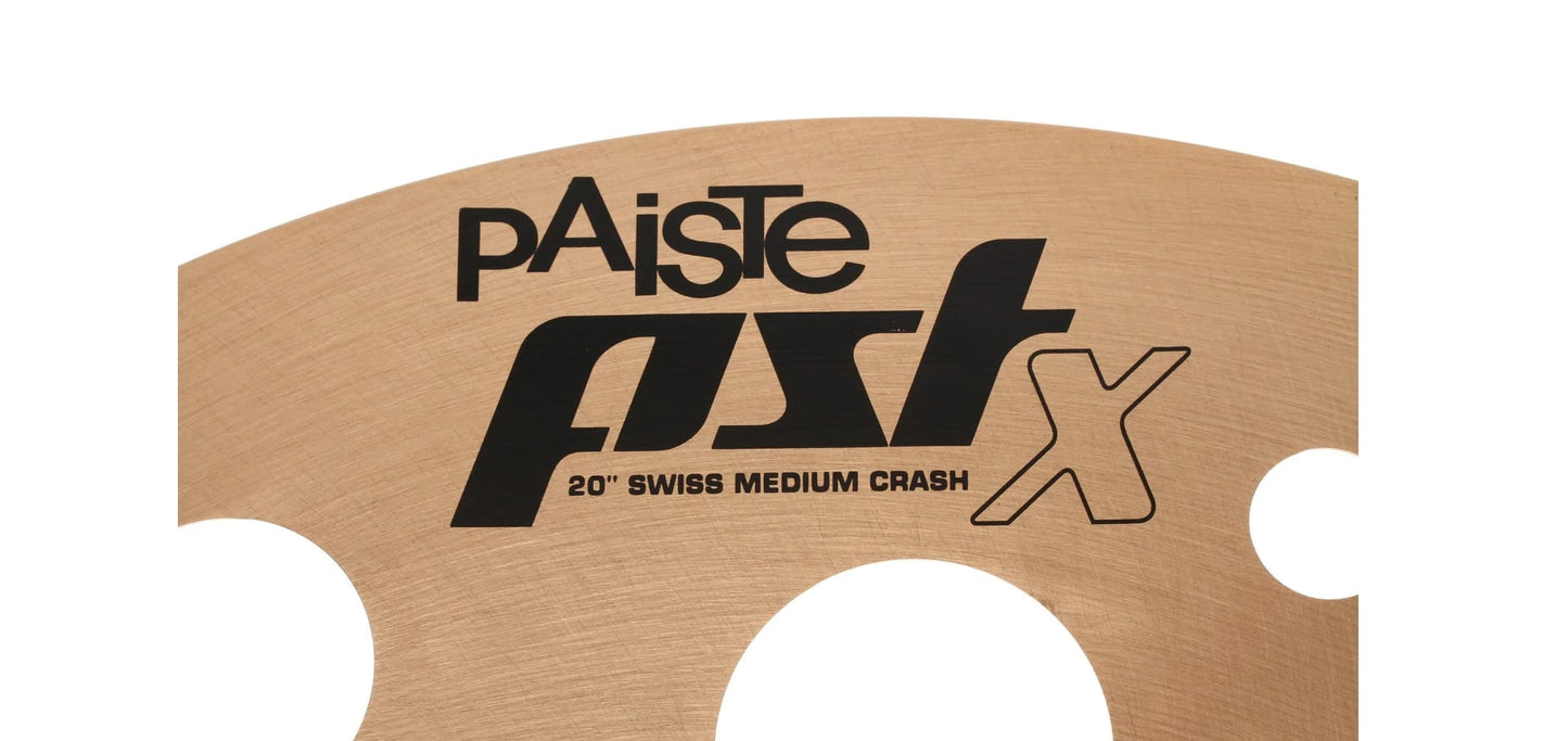 Paiste 20 inch PST X Swiss Medium Crash Cymbal