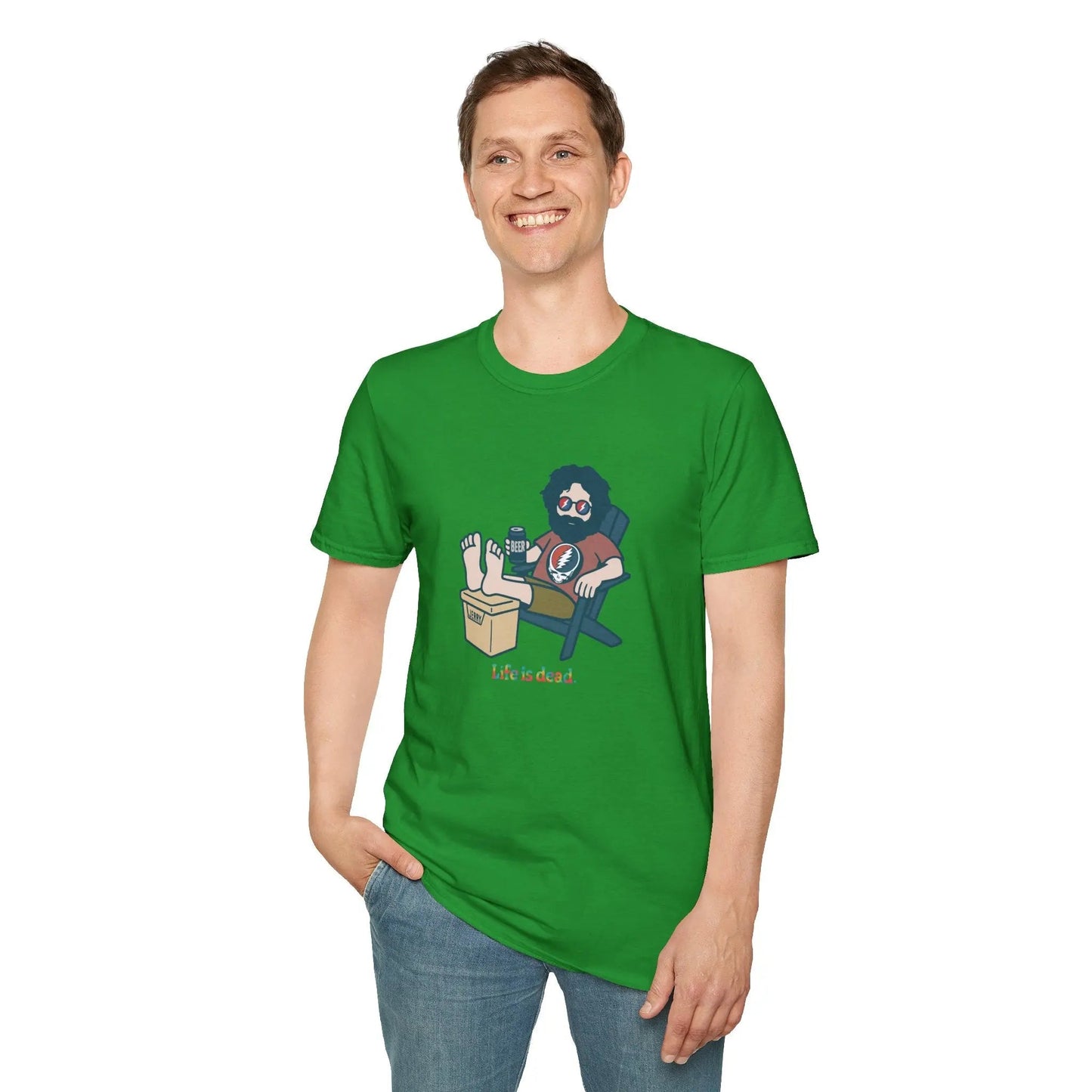 Stay Cool Jerry Life is Dead T-Shirt Grateful Dead