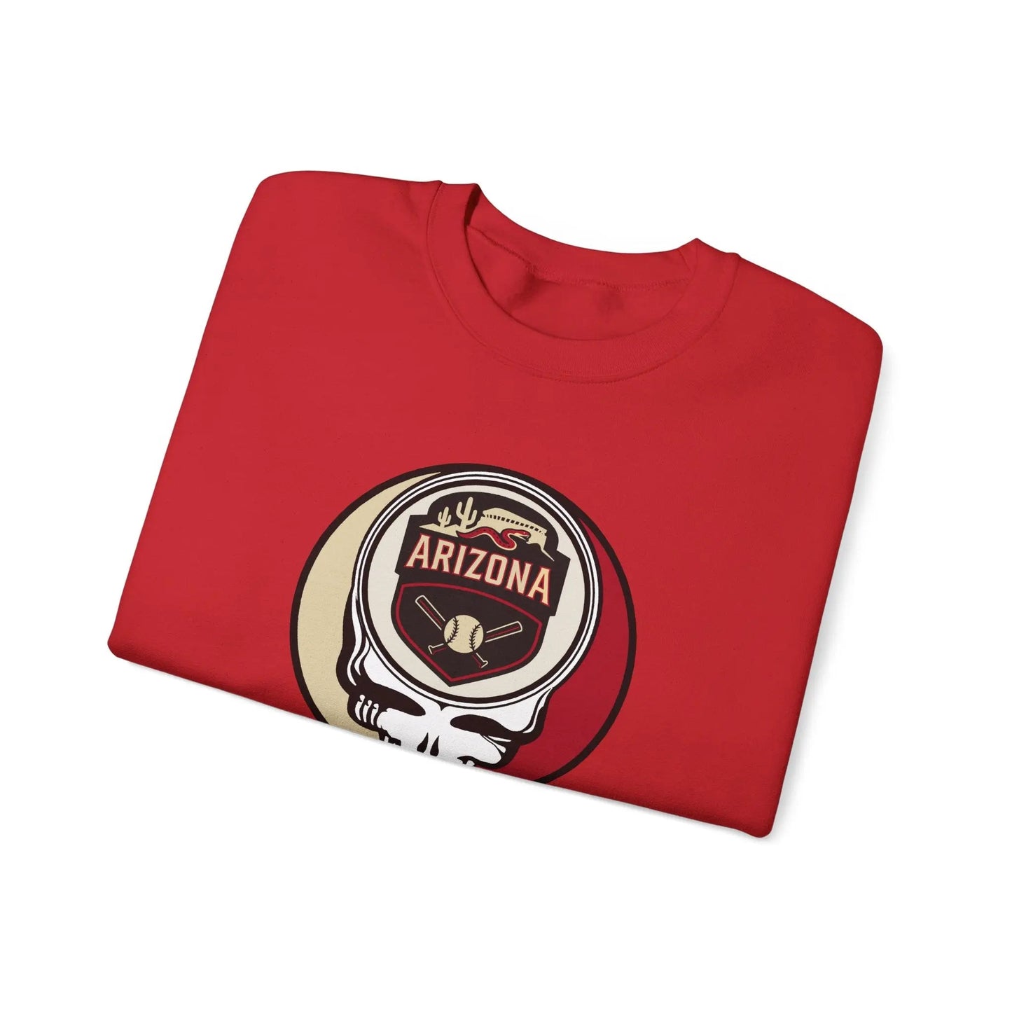 Grateful Dead Stealie Arizona Baseball Edition Crewneck Sweatshirt MLB
