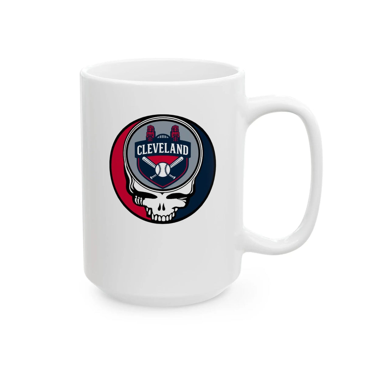 Cleveland Baseball Edition Stealie Ceramic Mug 15 oz The Ballpark Collection