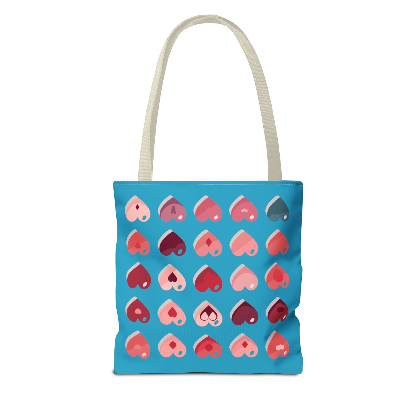 Valentine's Turquoise Tote Bag (AOP)