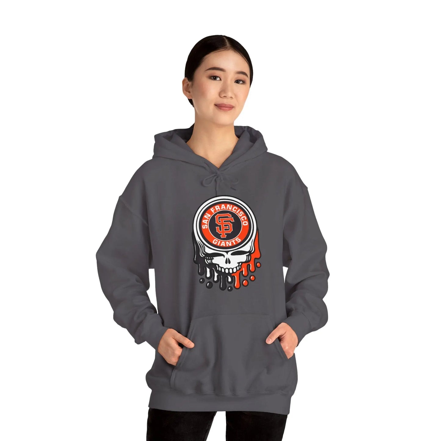 San Francisco Baseball Edition Dripping Stealie Unisex Heavy Blend Hoodie MLB