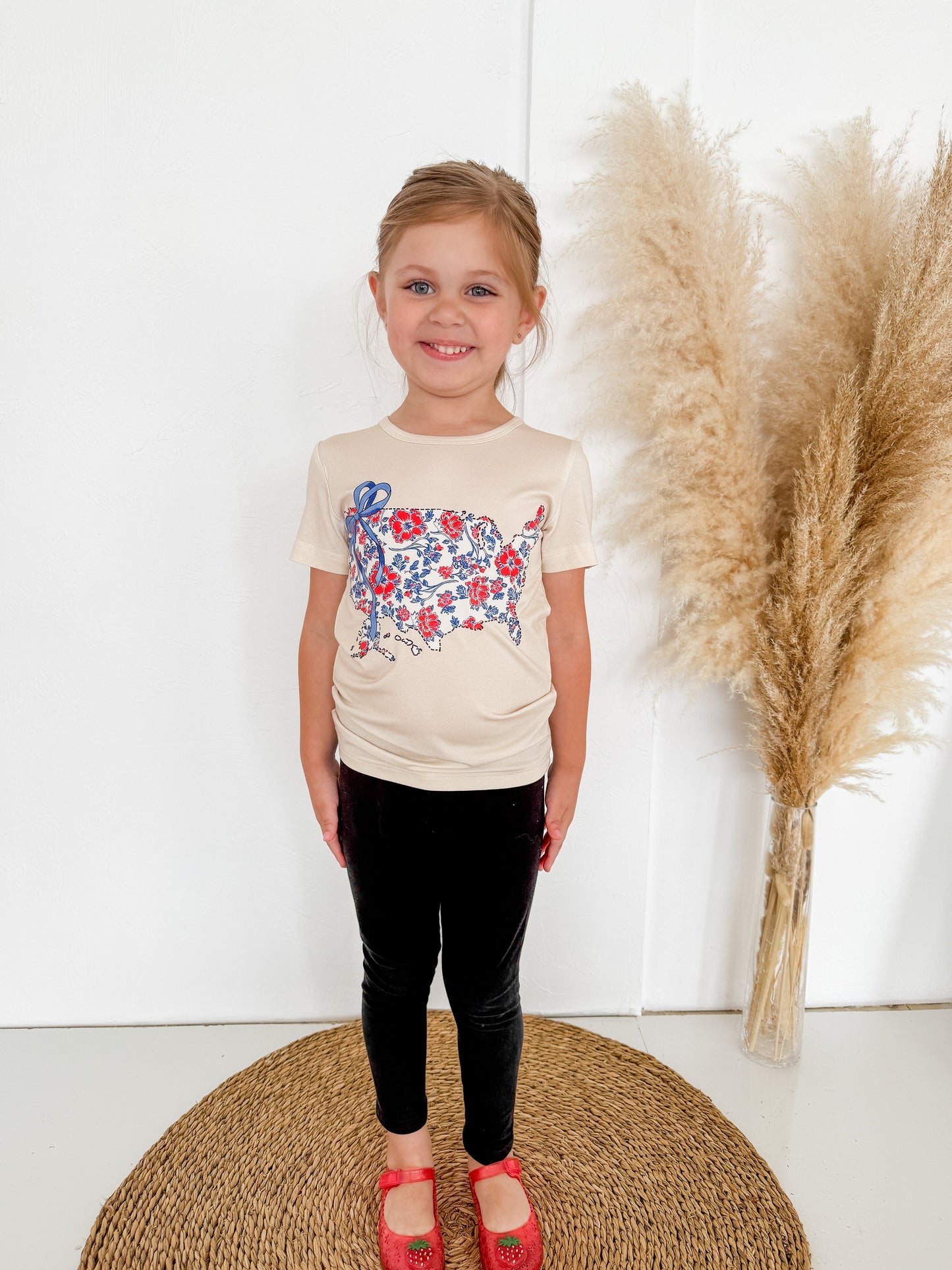 USA Map Bamboo T-shirt