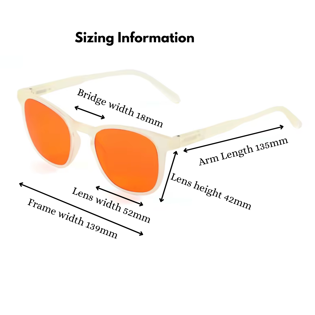 Blue Light Blocking White Frame Sleep Glasses Cloudwalkerz
