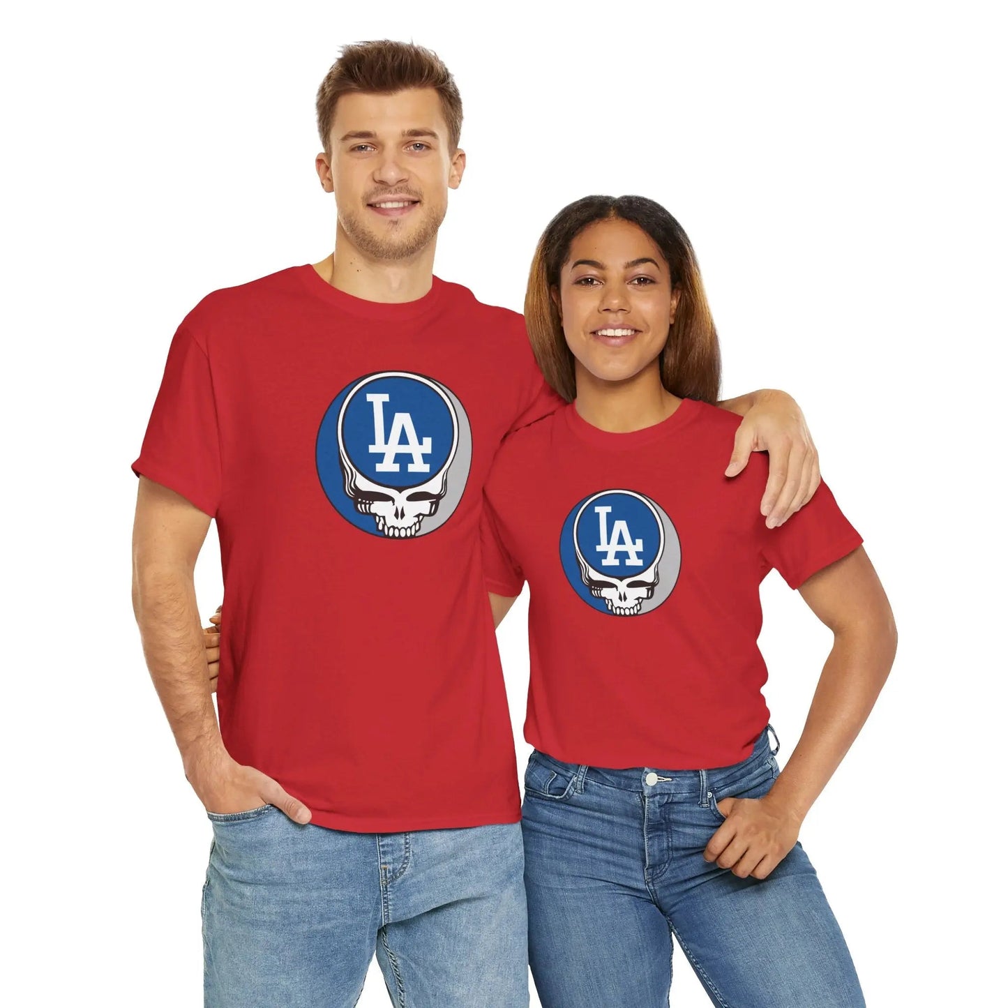 Los Angeles Dodgers Steal Your Face T-Shirt Baseball Edition The Ballpark Collection