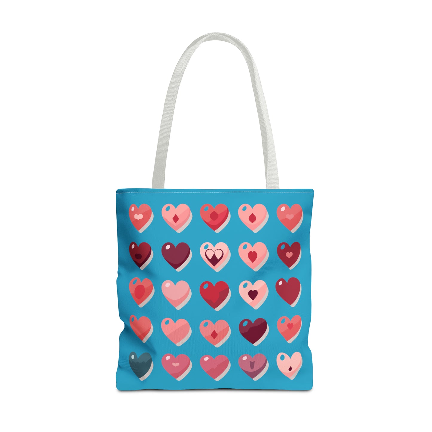 Valentine's Turquoise Tote Bag (AOP)