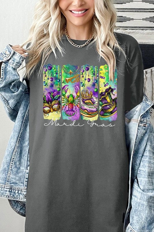Mardi Gras Graphic Plus Heavy Cotton Tee