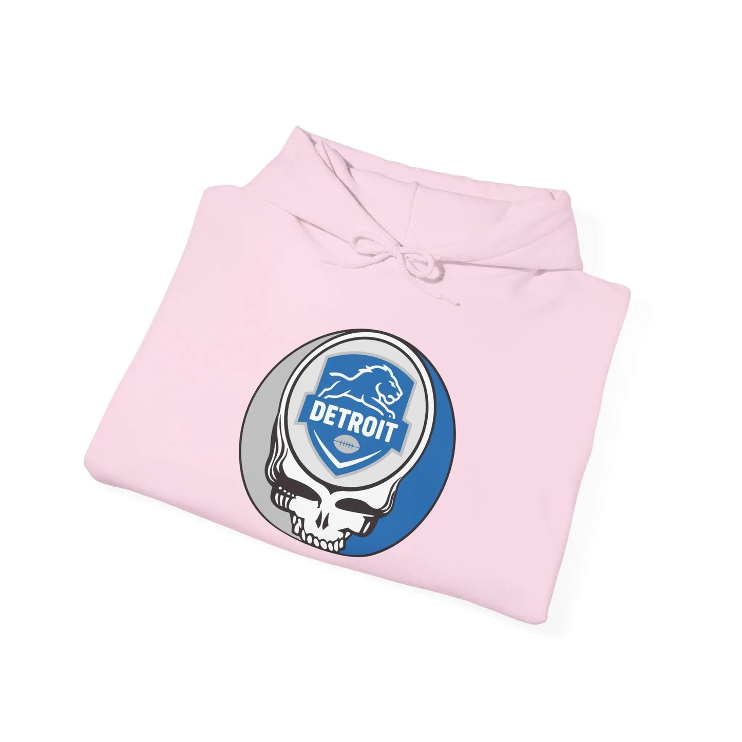 Detroit Lions Stealie Grateful Dead Hooded Sweatshirt NFL The Gridiron Collection